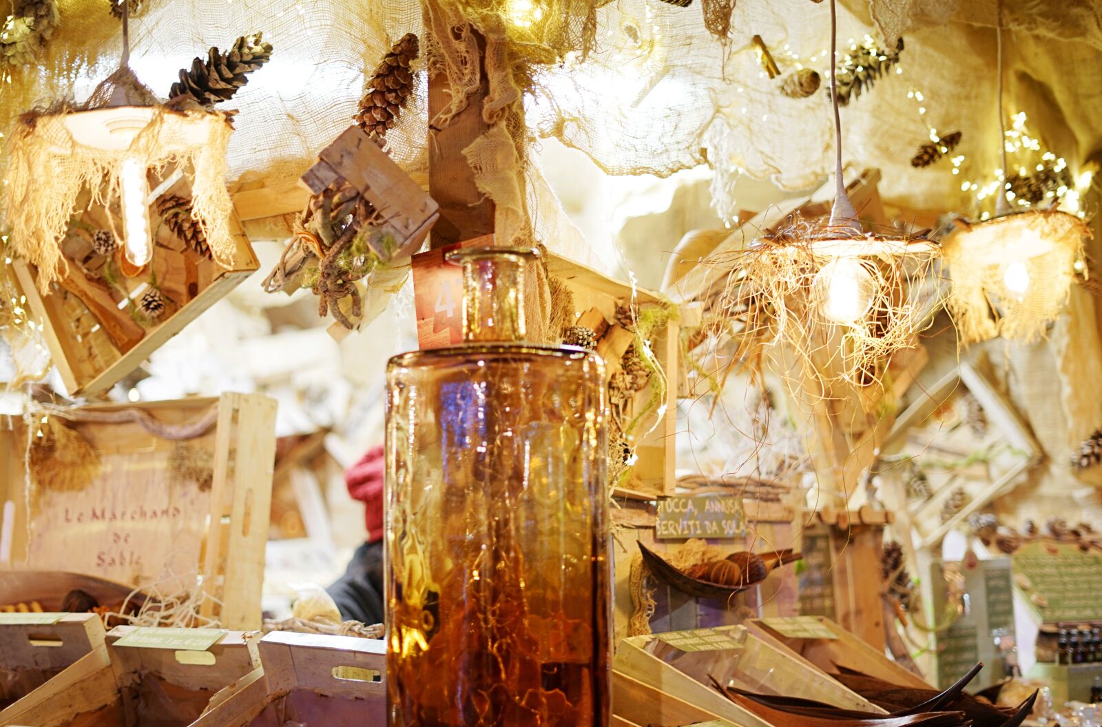 Sony a7 II + Sony FE 50mm F1.8 sample photo. Christmas, christmas market, christmas photography