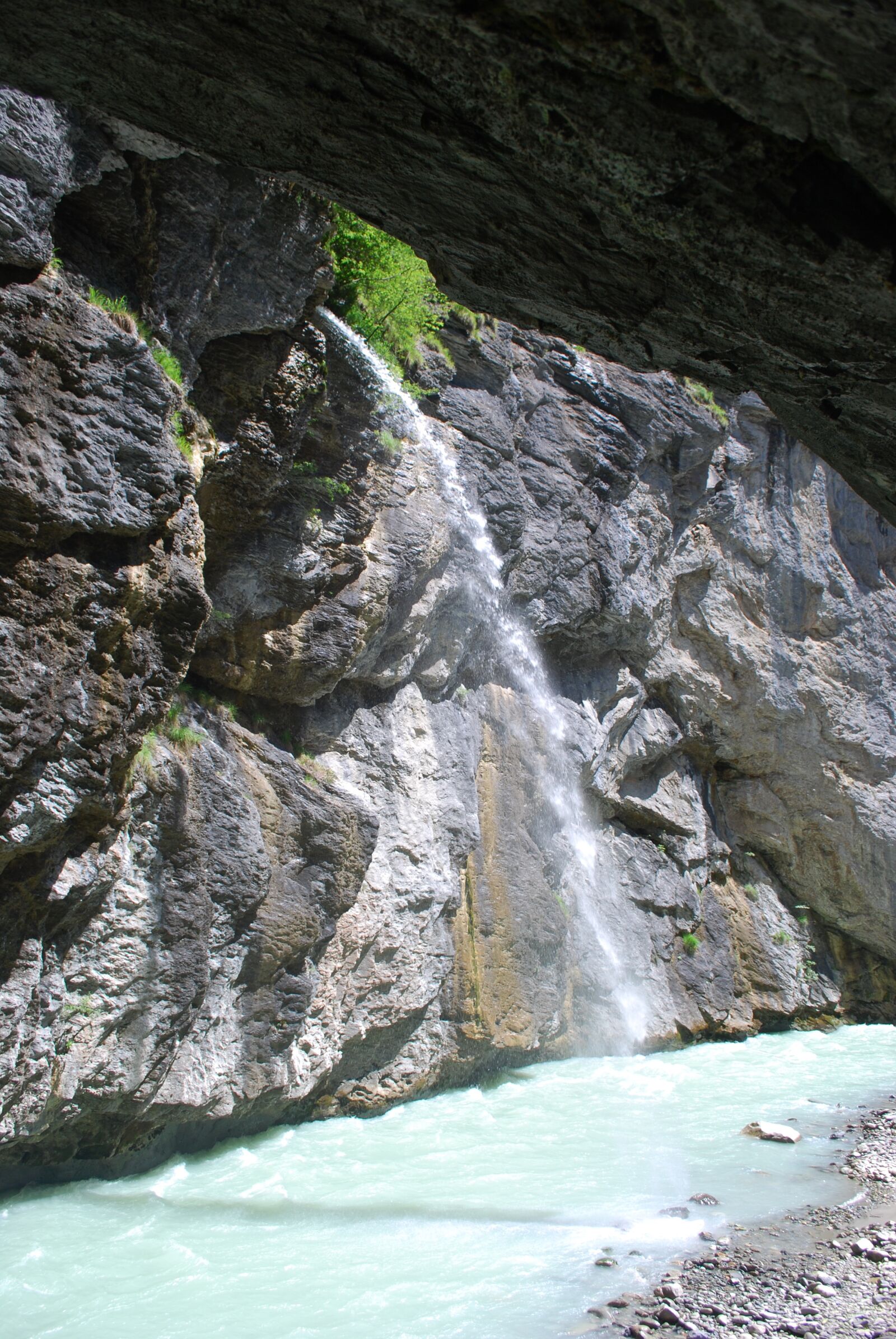 Nikon D60 sample photo. Aare, gorge, waterfall photography