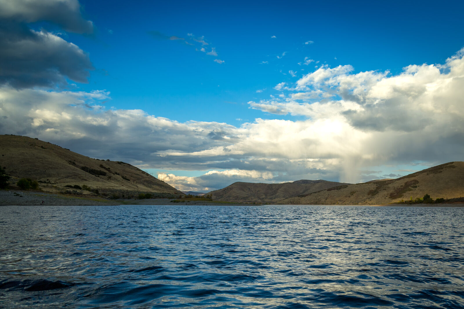 Canon EOS 5D Mark III sample photo. Cloudy, sky, deer, creek photography