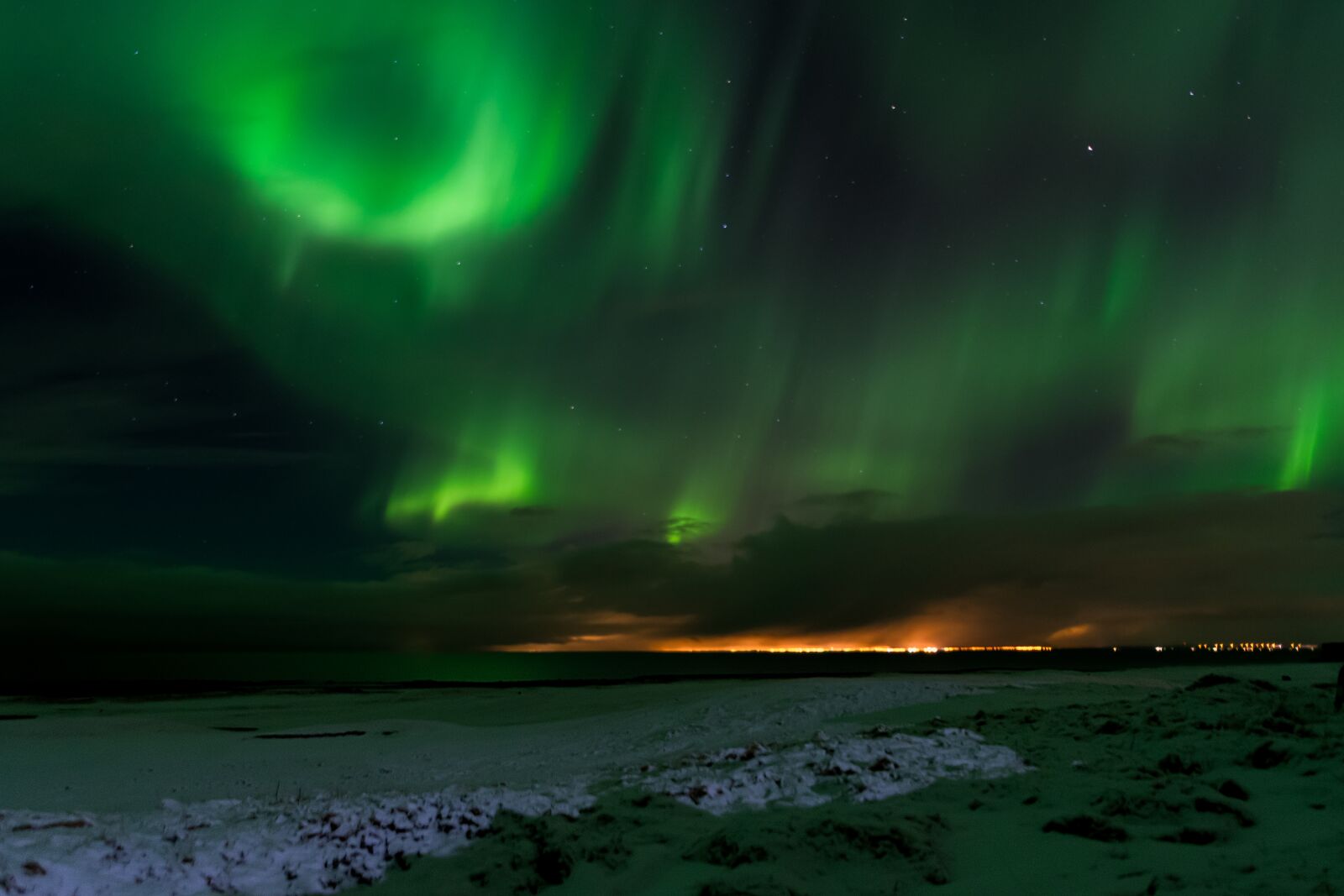 Nikon D3300 sample photo. Iceland, northern lights, aurora photography