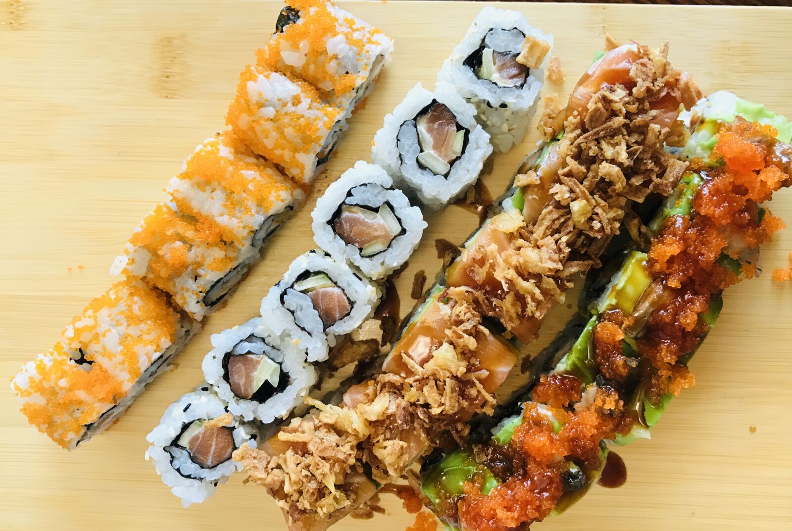 Apple iPhone 7 sample photo. Sushi, japanese food, rice photography