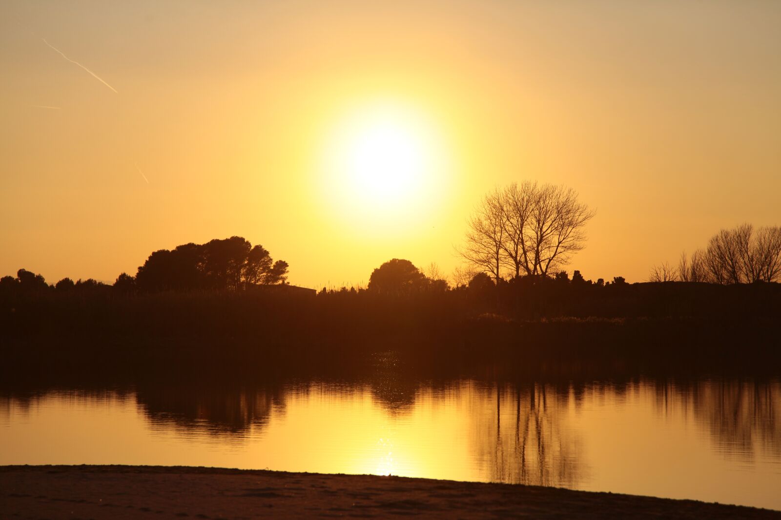 Canon EOS 5D Mark II sample photo. Sun, reflection, sunset photography