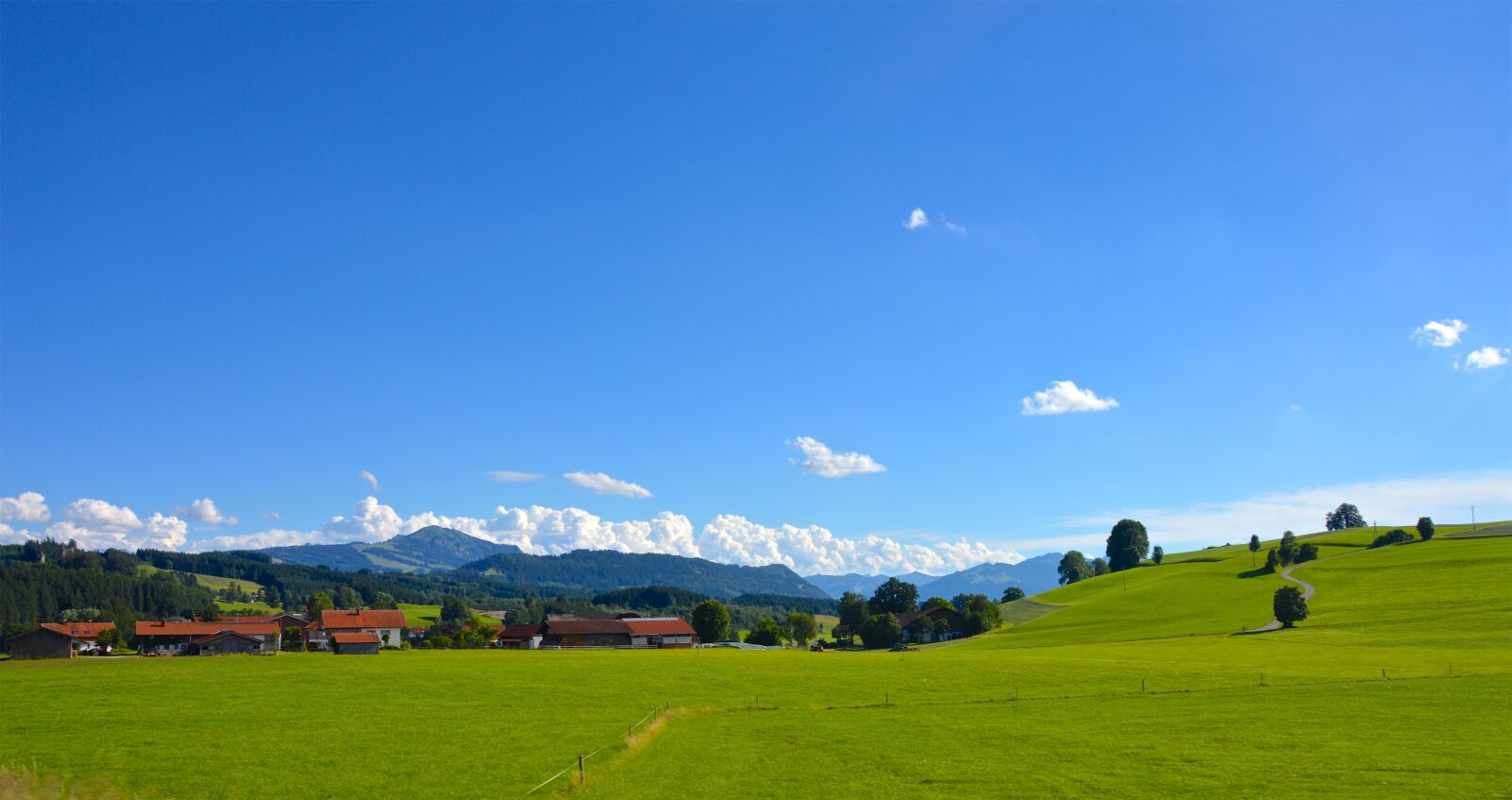 Nikon D3200 sample photo. Mountains, allgäu, sky photography