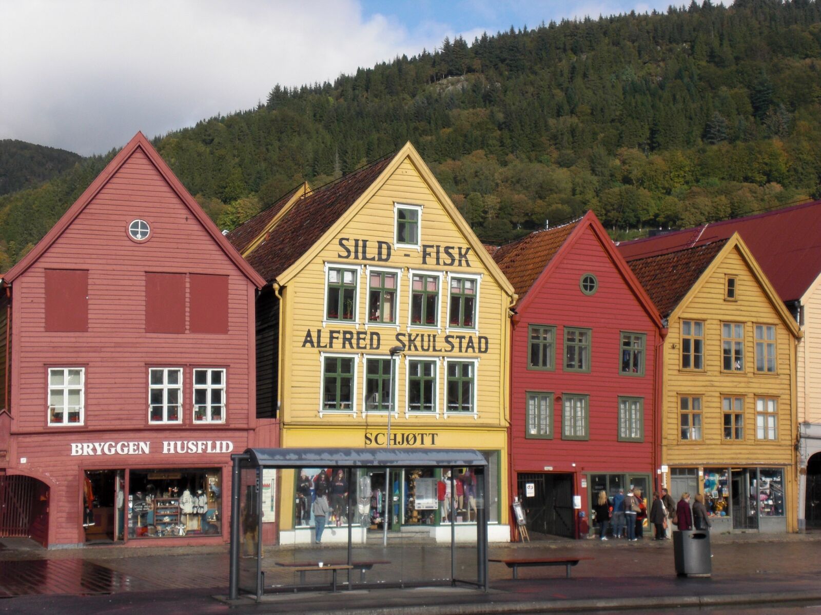 CASIO EX-Z80 sample photo. Norway, mountains, city photography