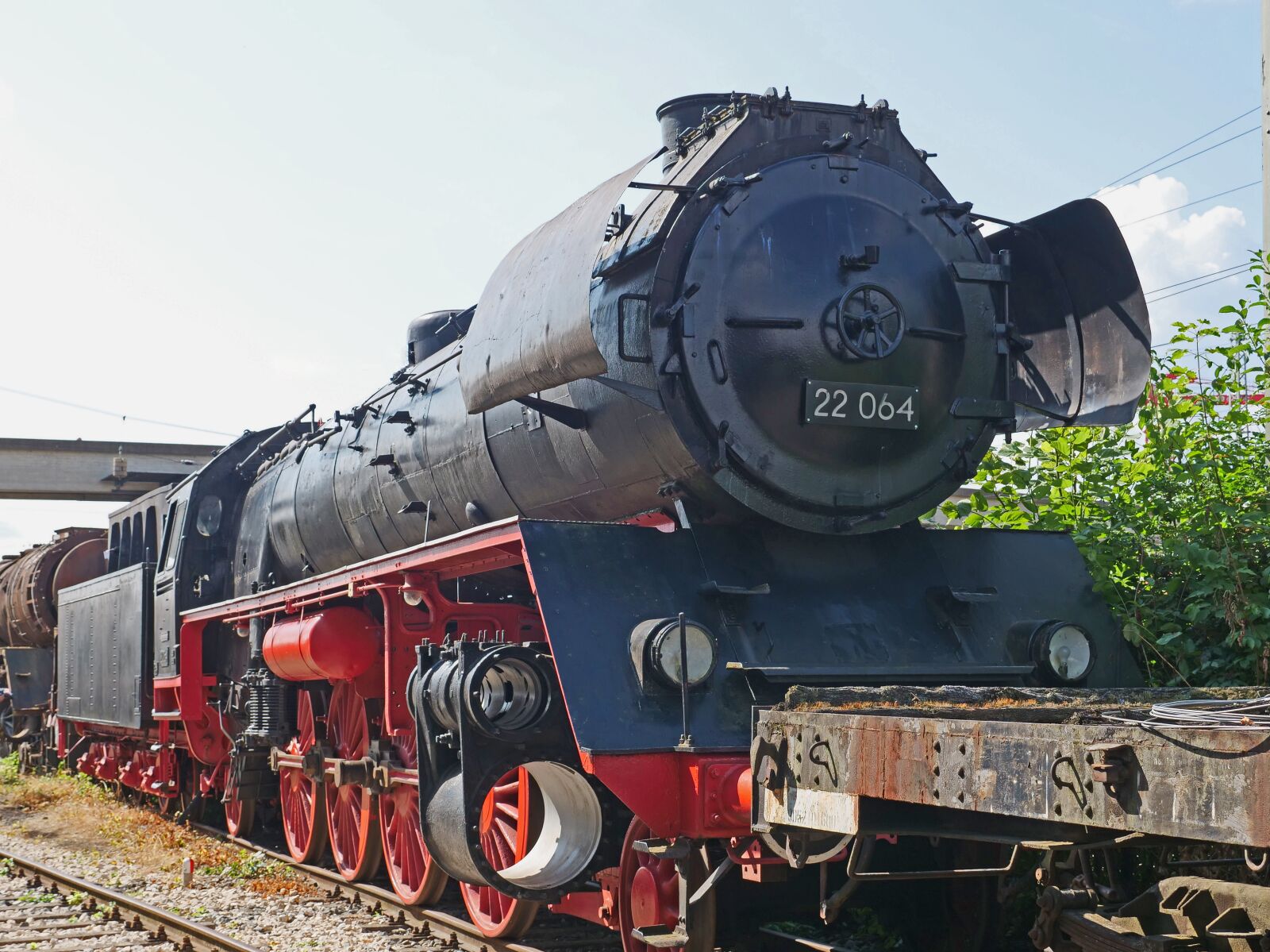 Panasonic Lumix DC-G9 sample photo. Steam locomotive, museum, workup photography