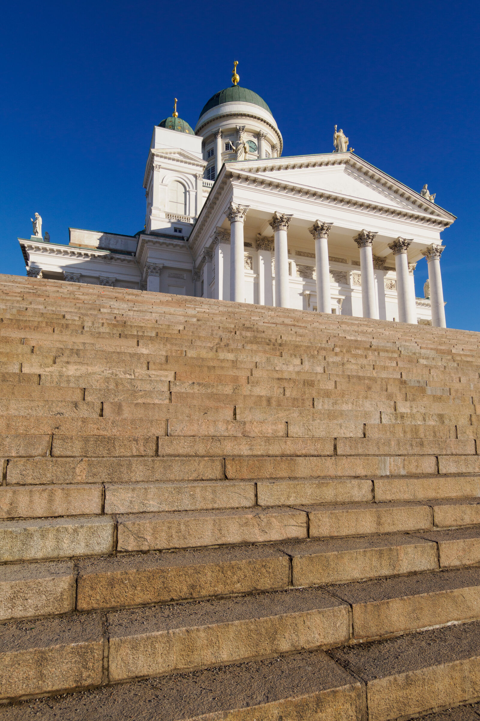 OM System OM-1 Mark II sample photo. Church stairs photography