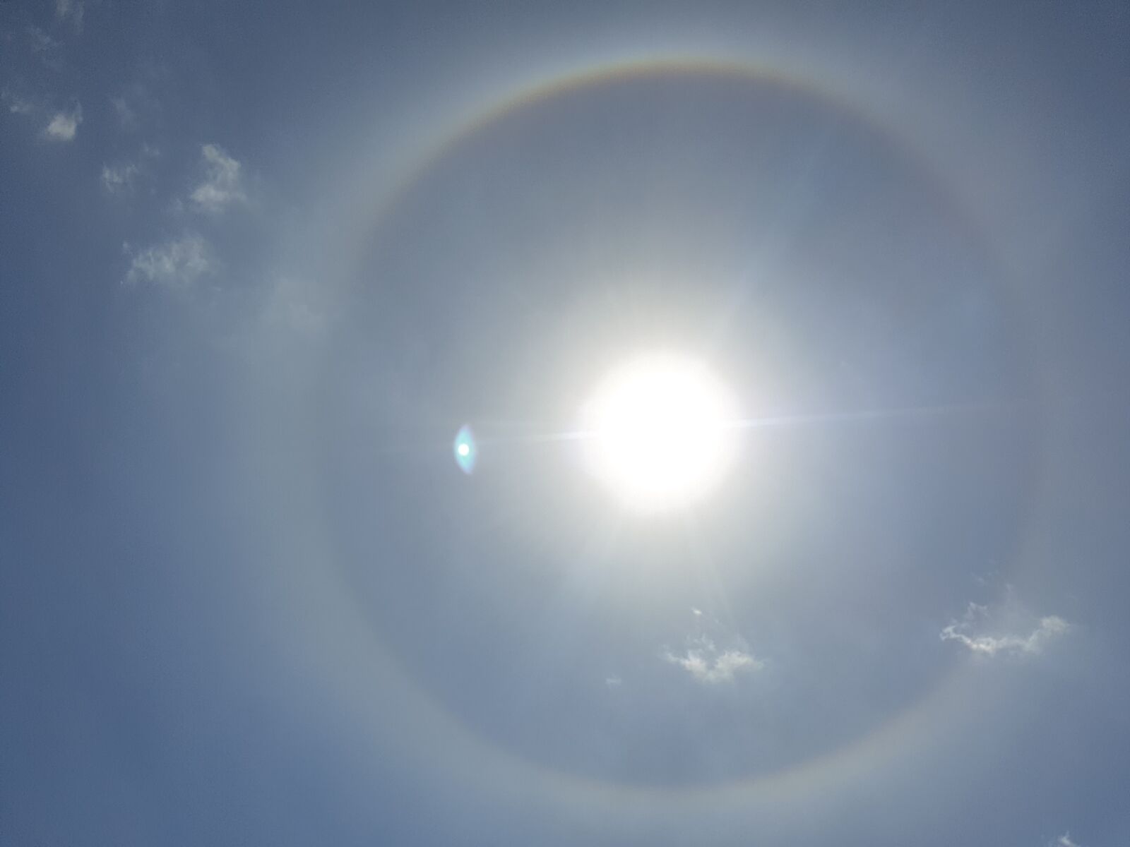 Samsung Galaxy S9+ sample photo. Sun, halo, sundog photography