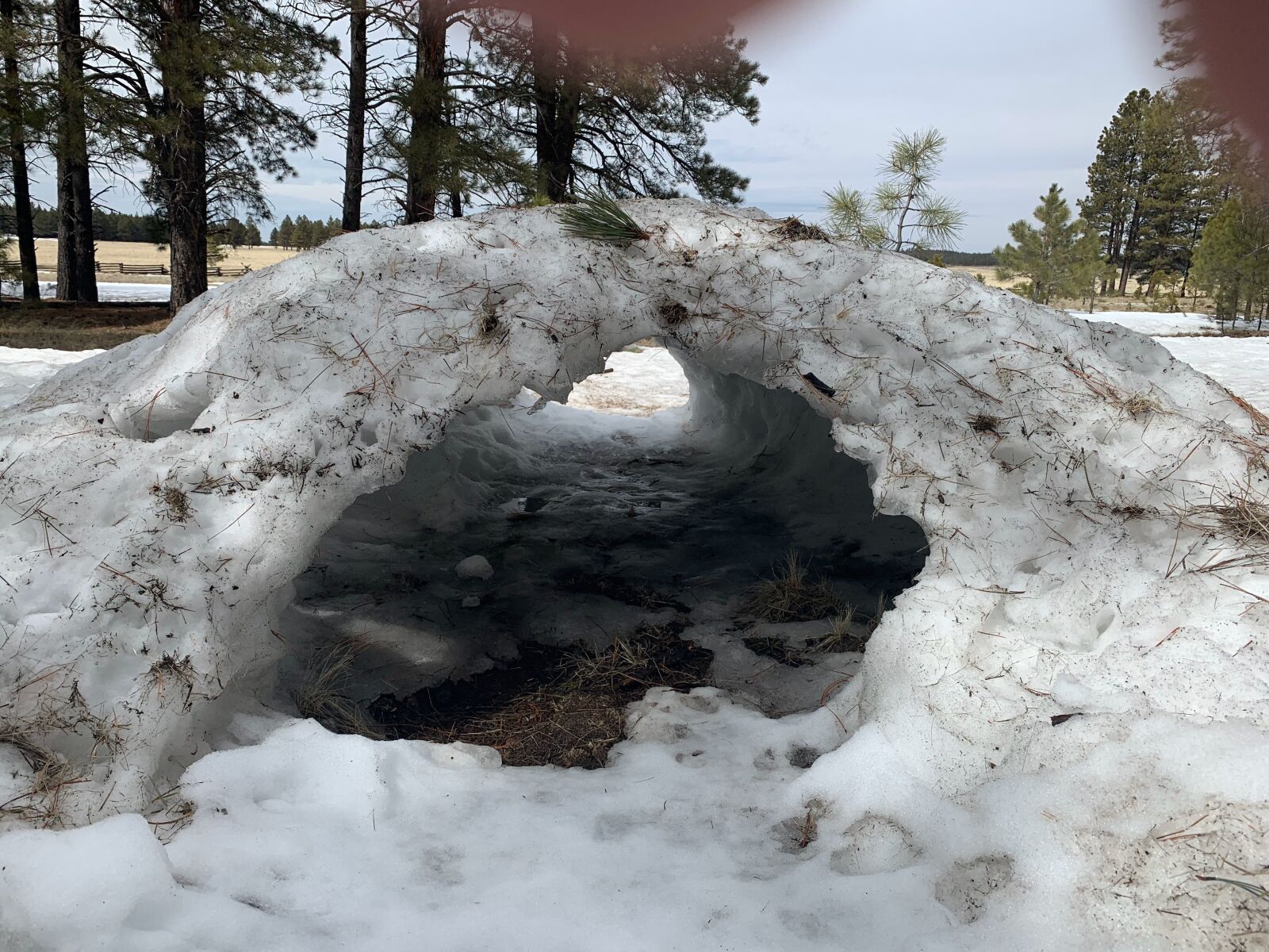 Apple iPhone XR sample photo. Ice cave, cave, winter photography
