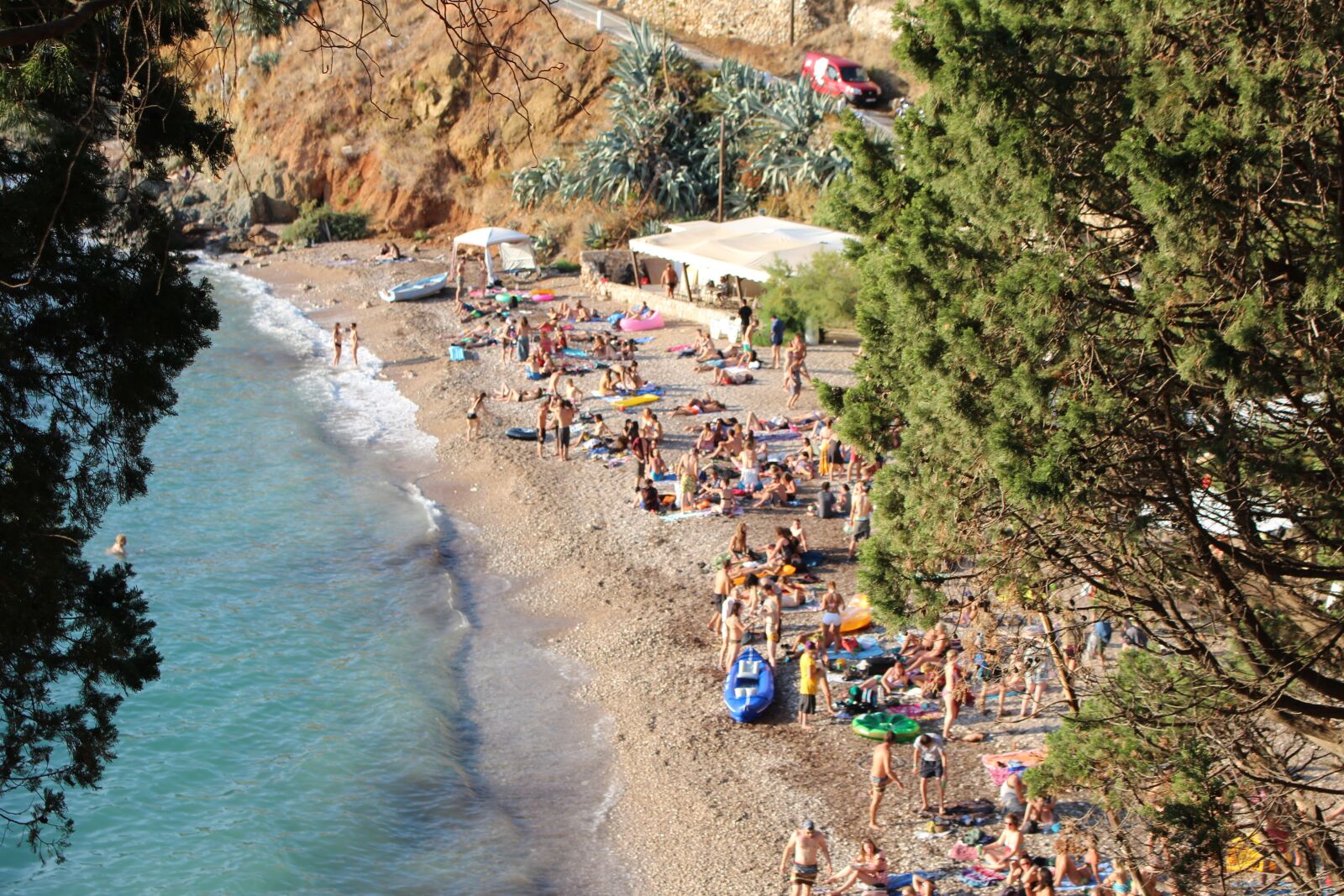 Canon EOS 100D (EOS Rebel SL1 / EOS Kiss X7) sample photo. Beach, croatia, summer photography