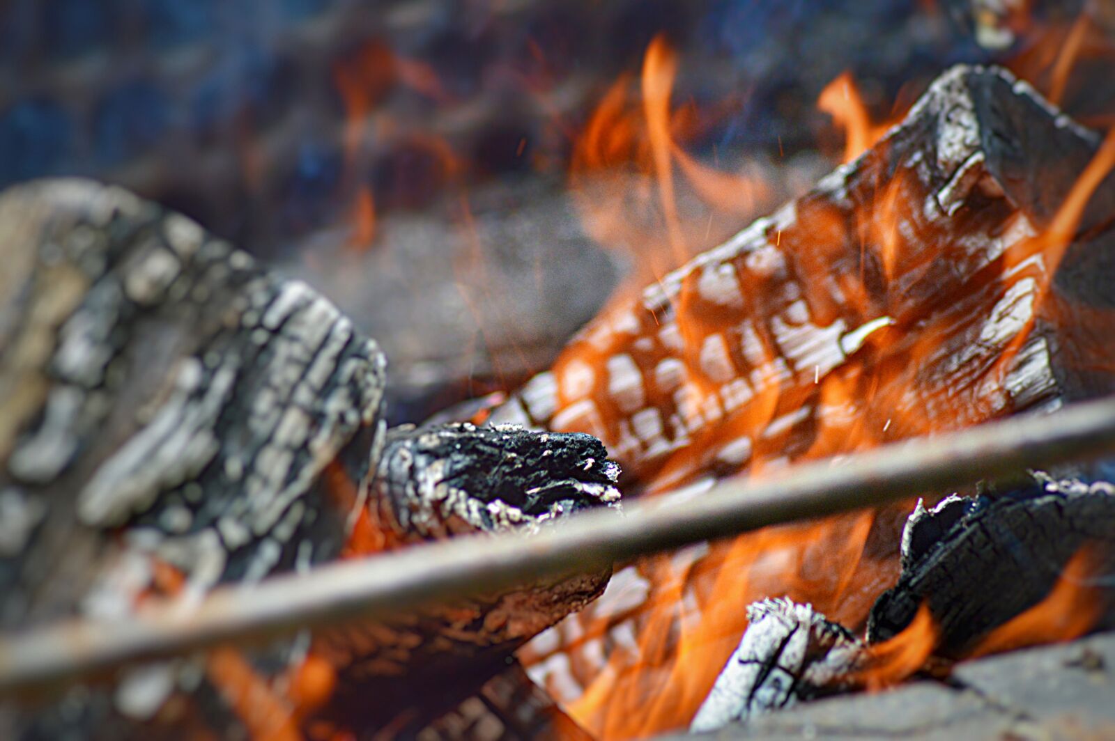 Nikon D3200 sample photo. Fire, coal, heat photography