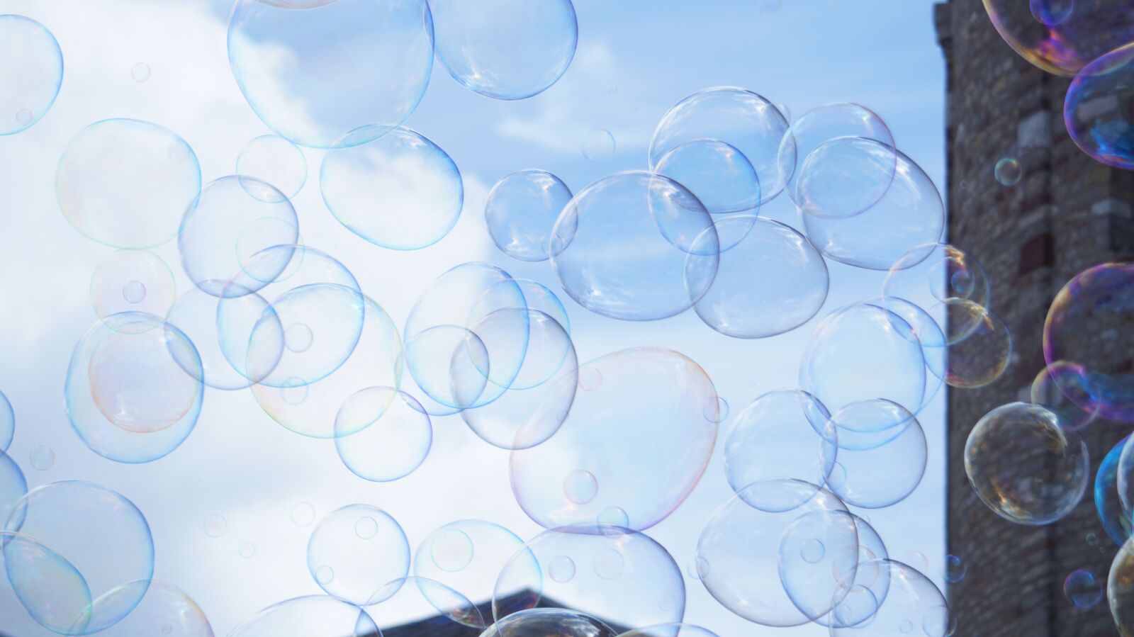 Sony SLT-A58 sample photo. Soap bubbles, large, wabbelig photography