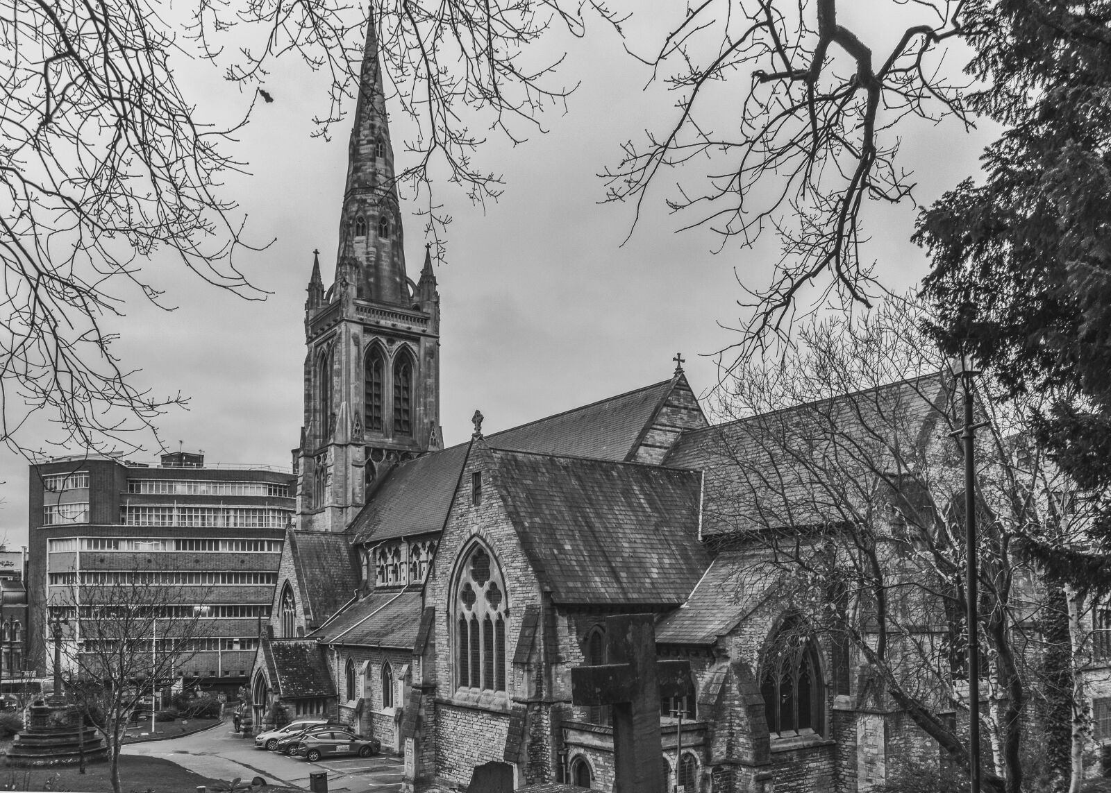 Nikon D3300 sample photo. St peter's church, bournemouth photography