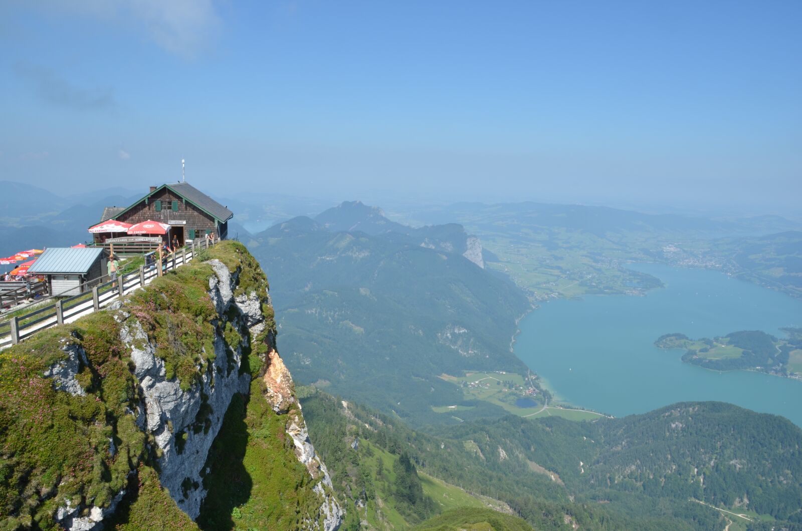 Nikon D5100 sample photo. Mondsee, mountains, mountain hut photography