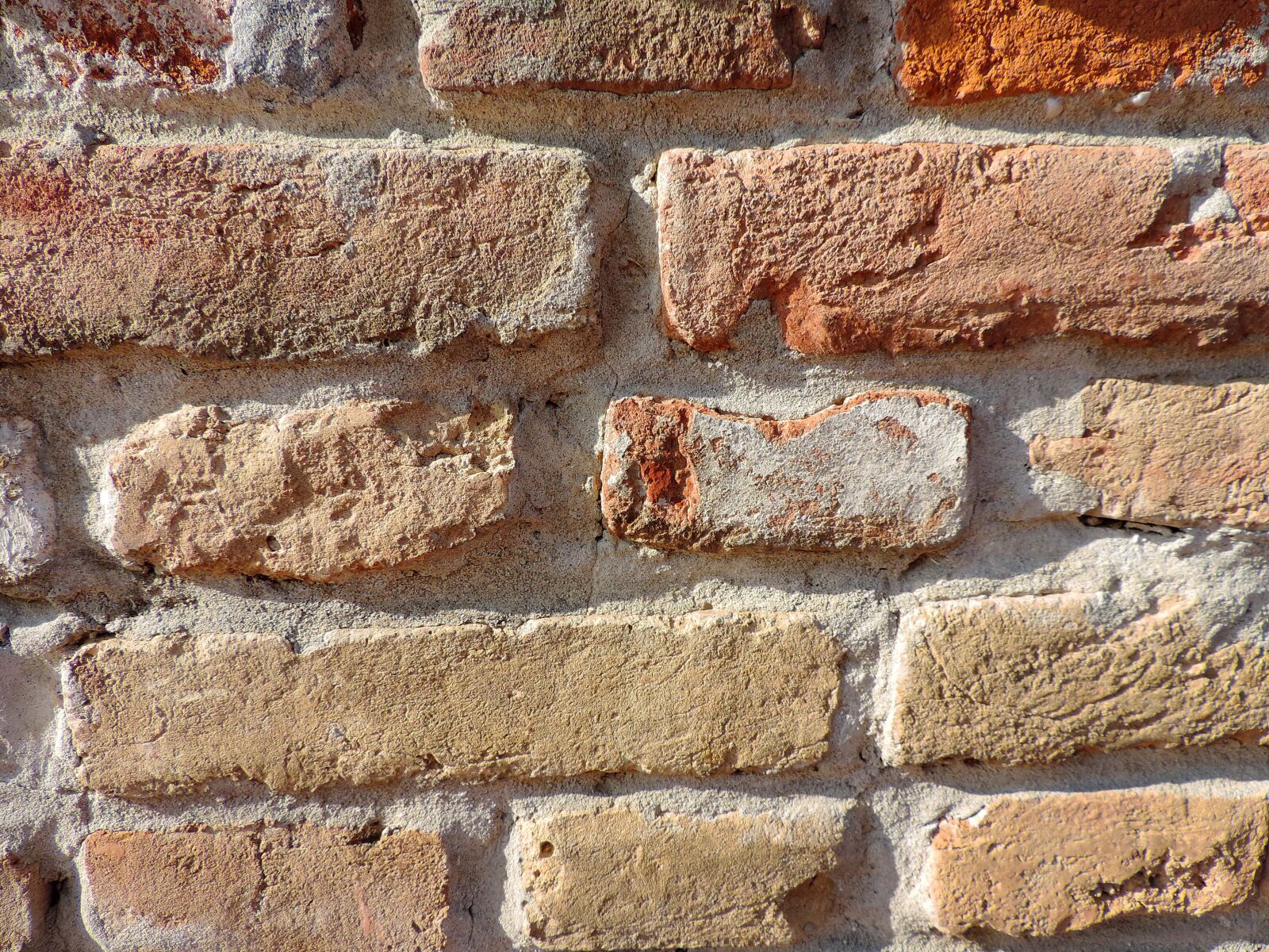 Nikon Coolpix P520 sample photo. Rough, brick, pattern, wall photography