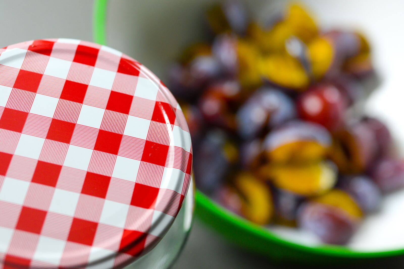 Nikon D610 sample photo. Jar, jam, plums photography