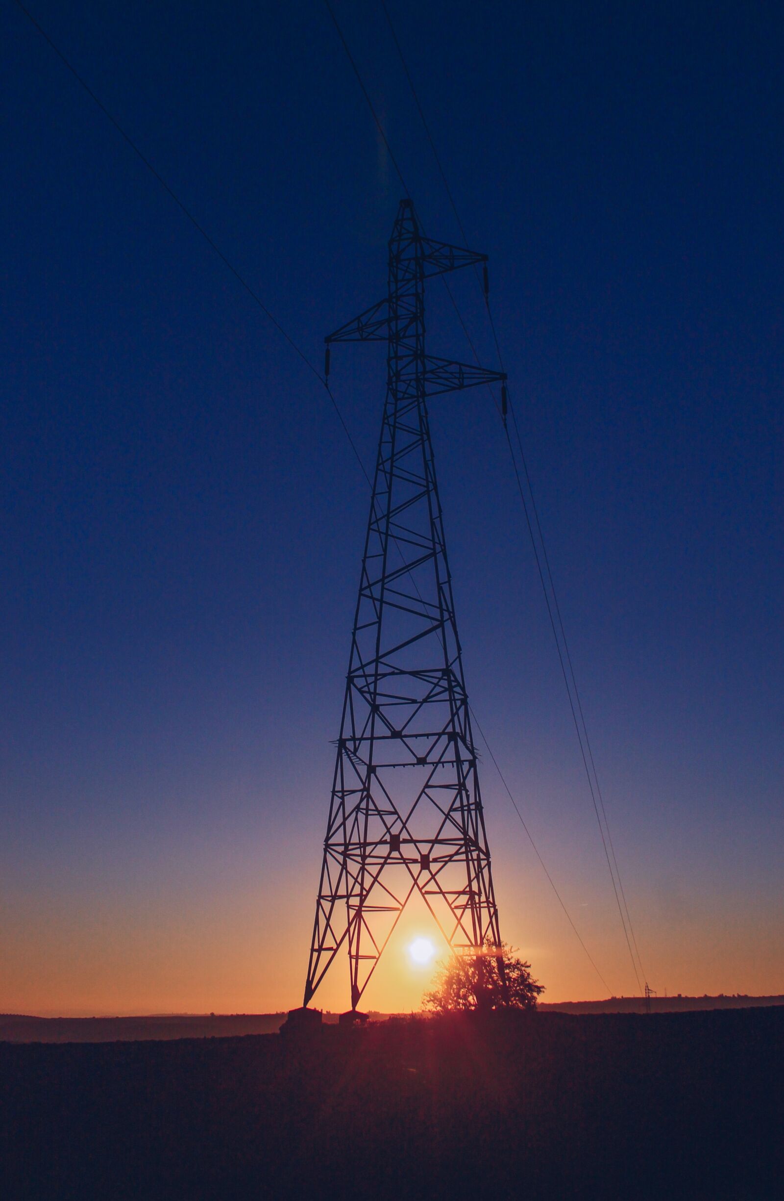 Canon EOS 1100D (EOS Rebel T3 / EOS Kiss X50) sample photo. Electricity, sunset, eletrika photography