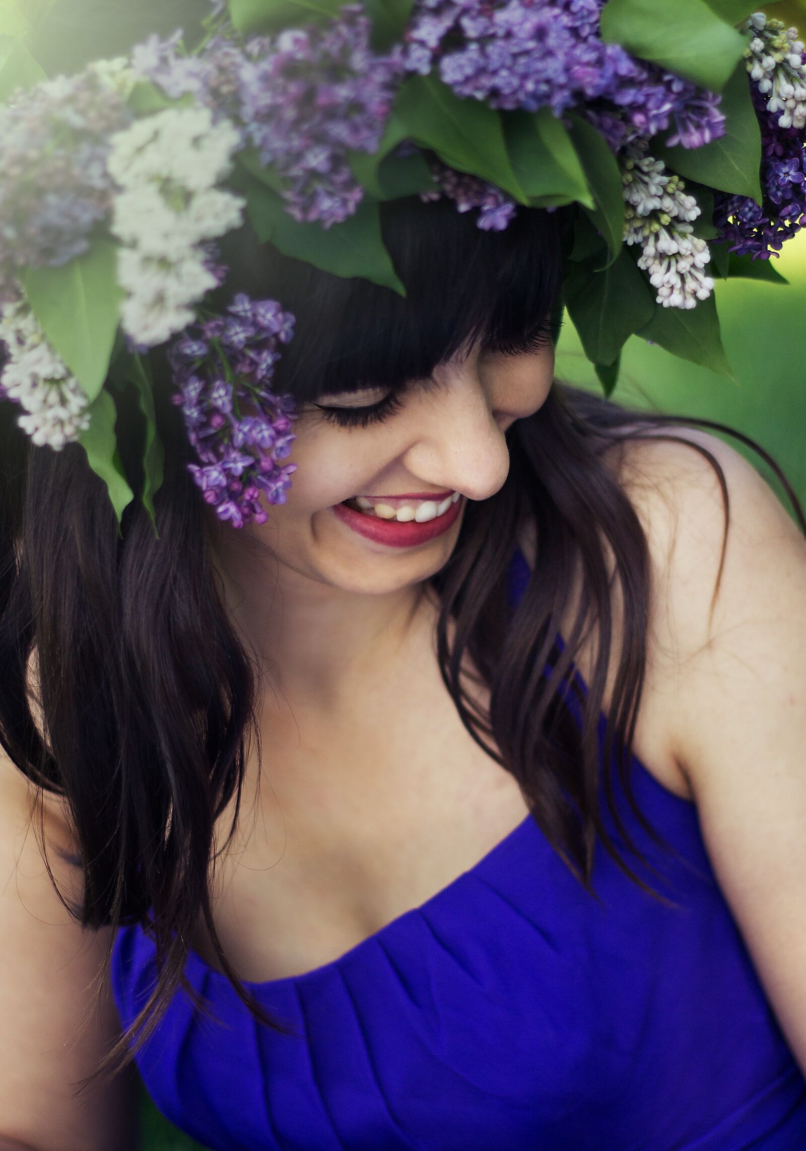 Canon EOS 600D (Rebel EOS T3i / EOS Kiss X5) + Canon EF 50mm F1.8 II sample photo. Fairy, portrait, flowers photography