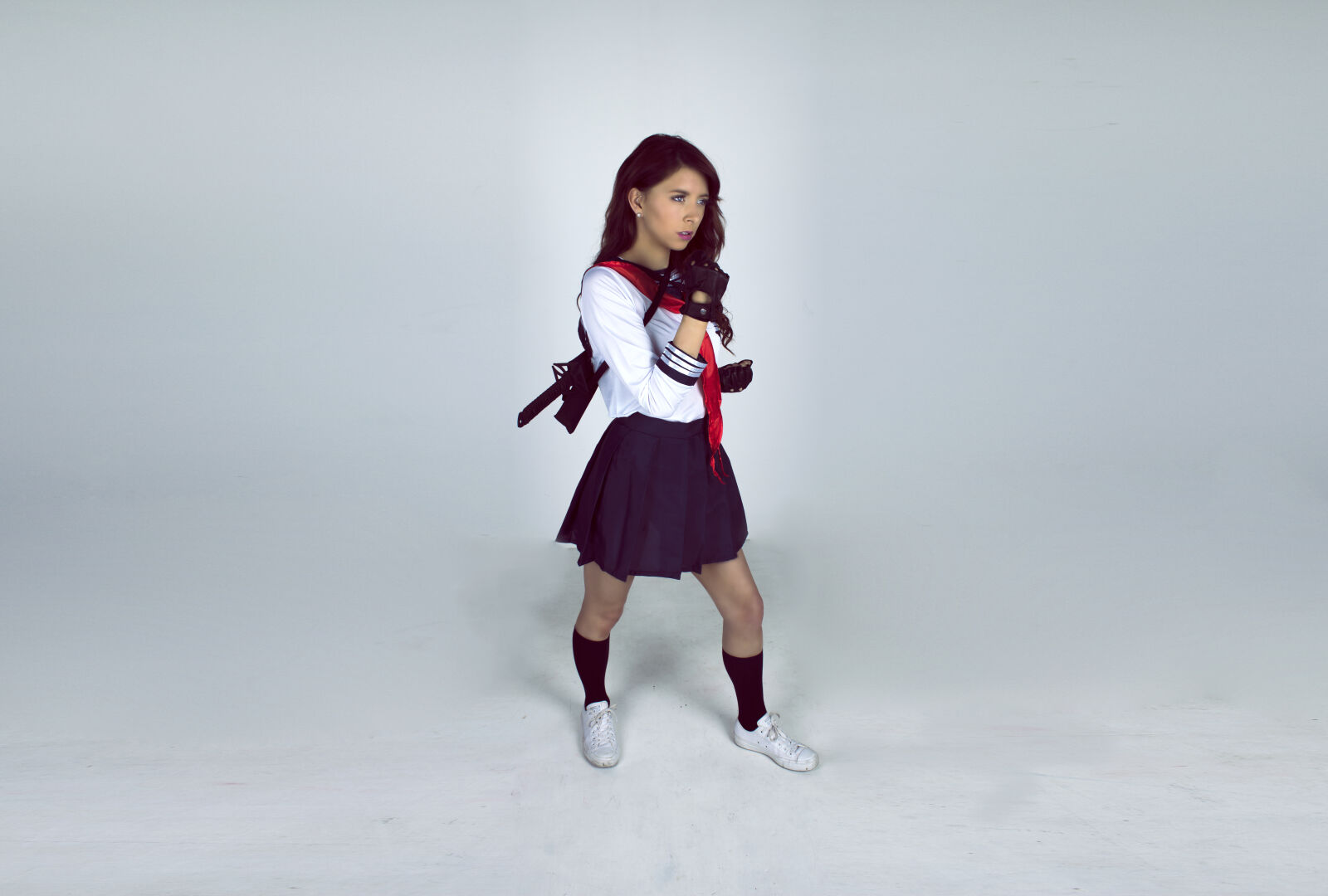 Canon EOS 600D (Rebel EOS T3i / EOS Kiss X5) sample photo. Cosplay, school, girl, uniform photography