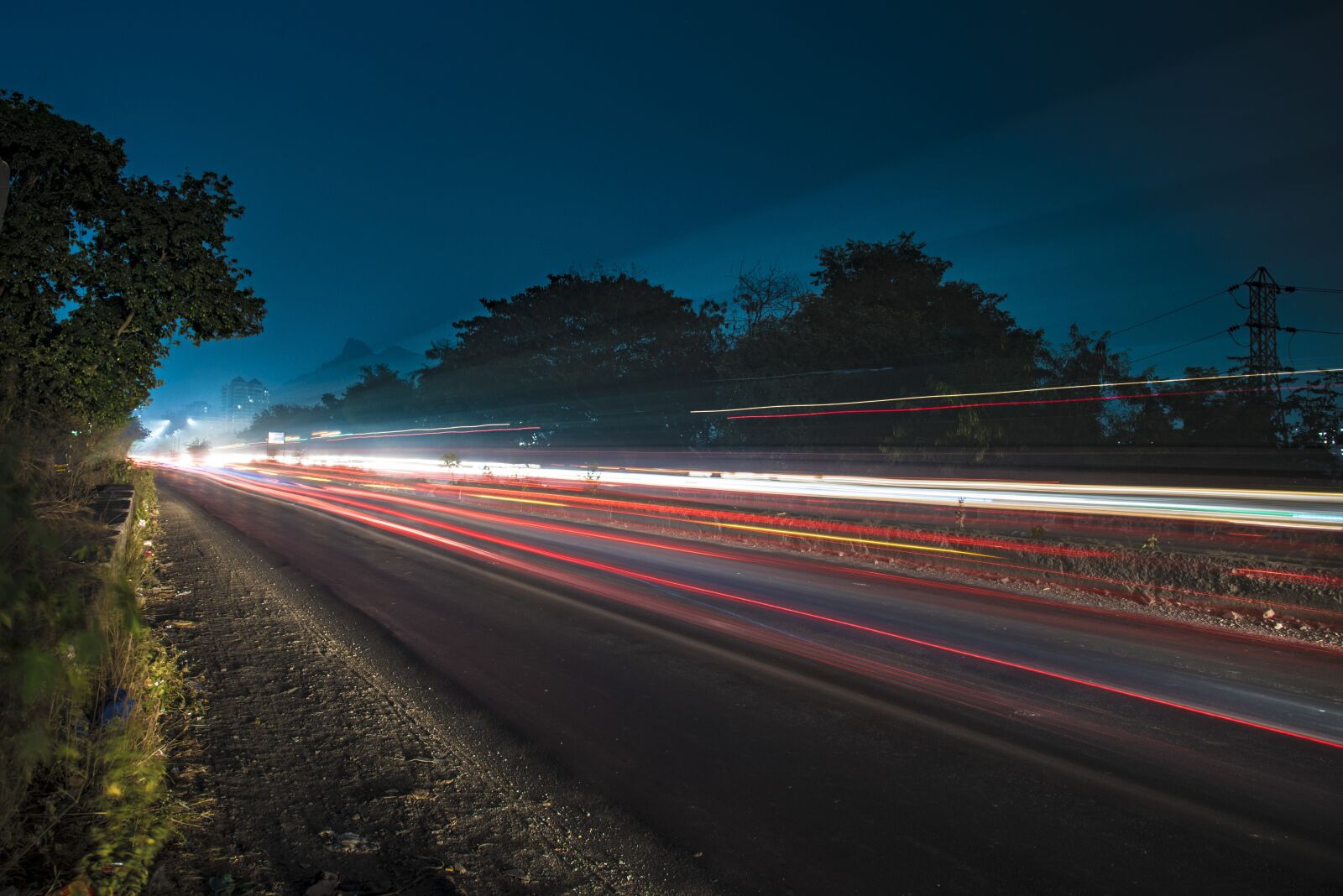 Nikon D750 sample photo. Light trail, light, traffic photography
