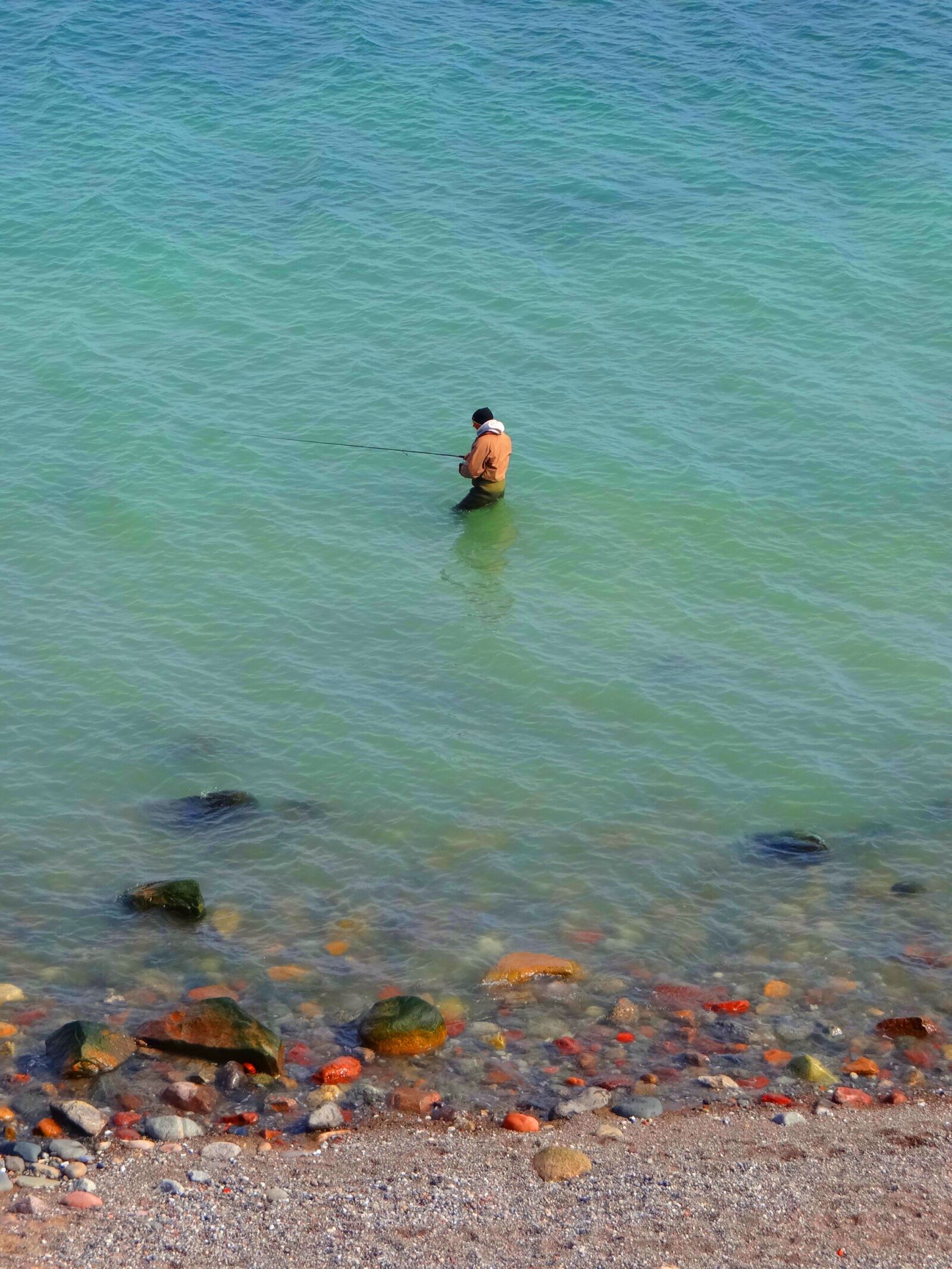 Sony DSC-HX200V sample photo. Angler, baltic sea, coast photography