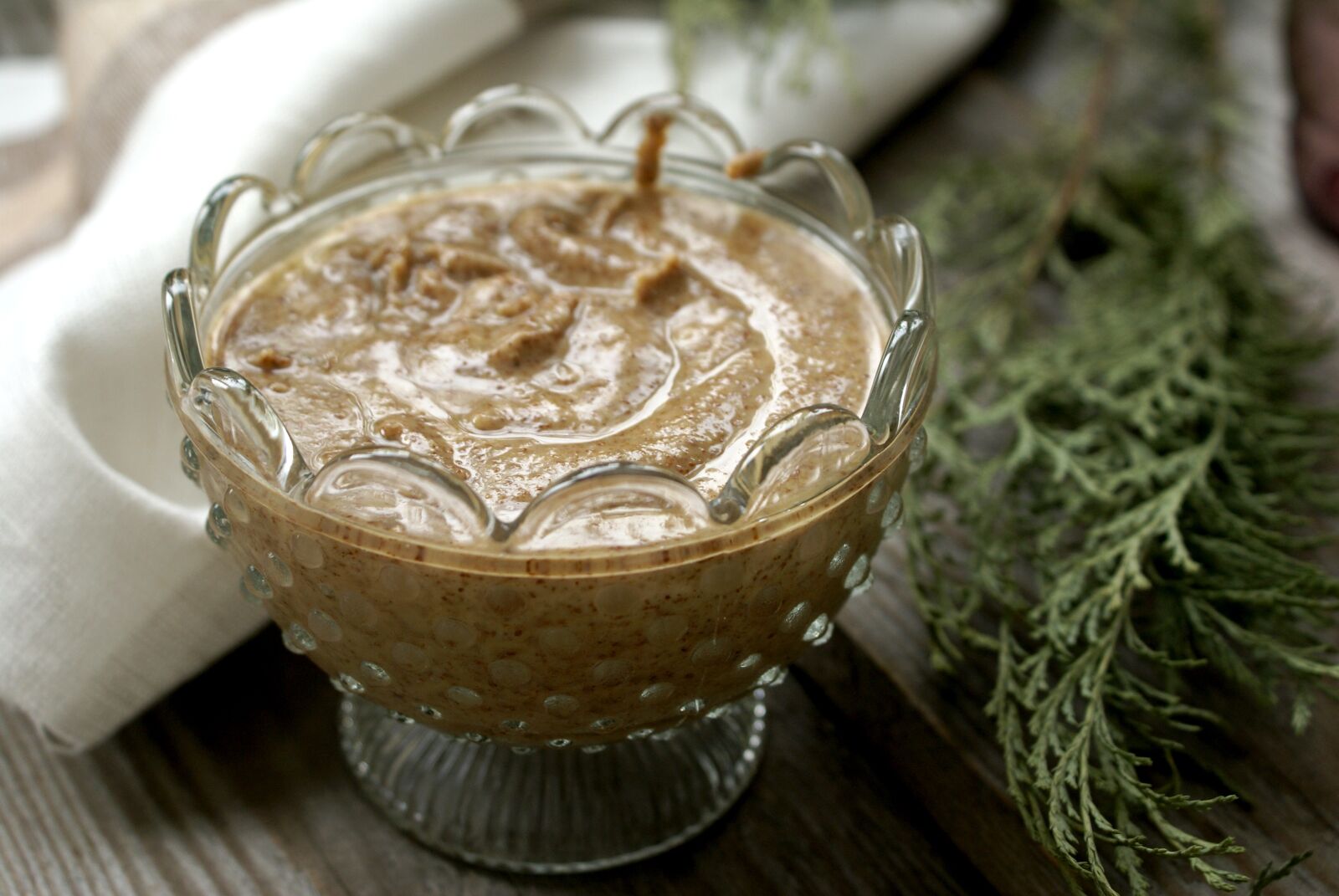 Sony Alpha DSLR-A100 sample photo. Almond butter, vegan, butter photography