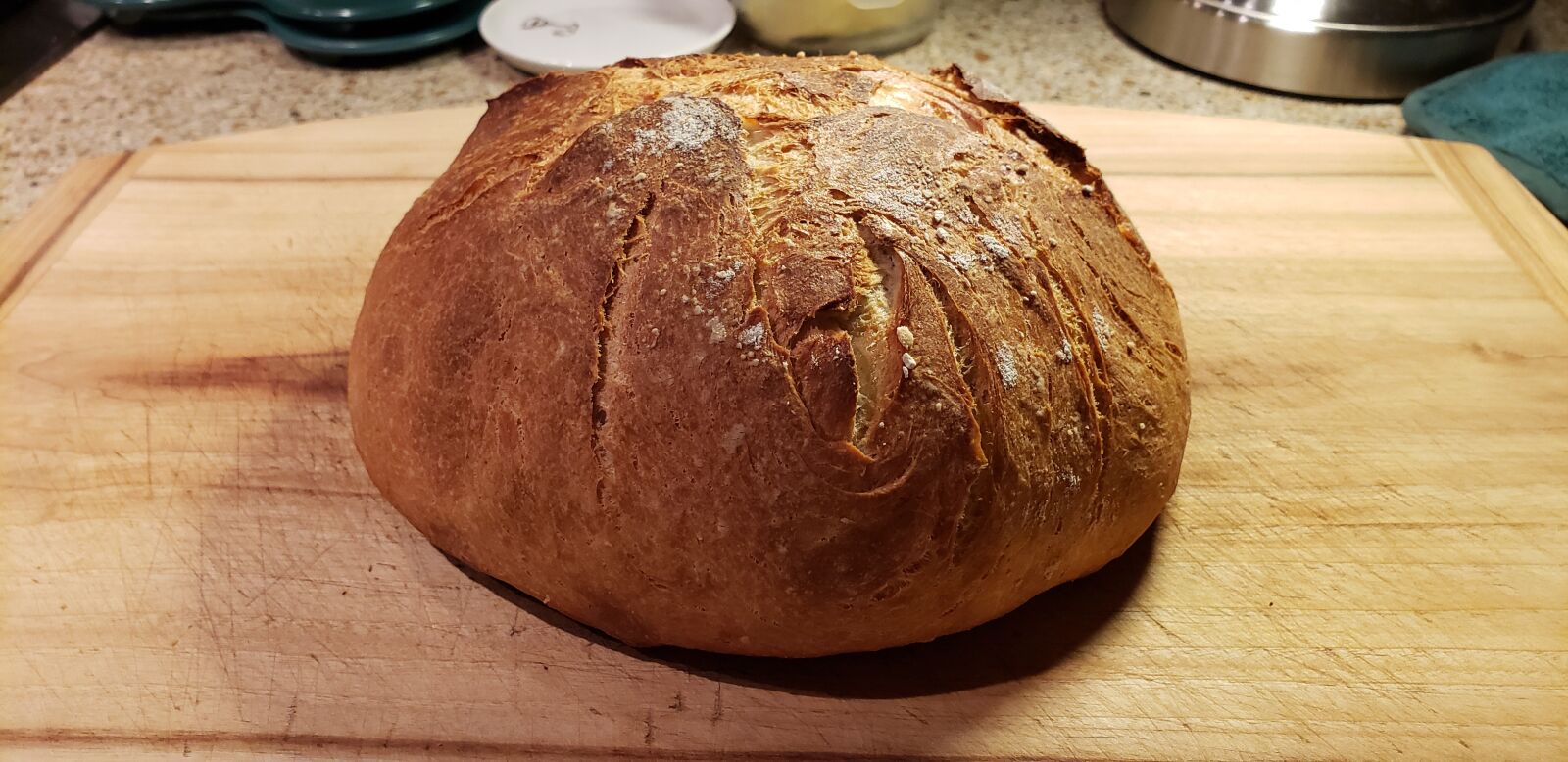 Samsung Galaxy S9 sample photo. Bread, dutch oven, loaf photography