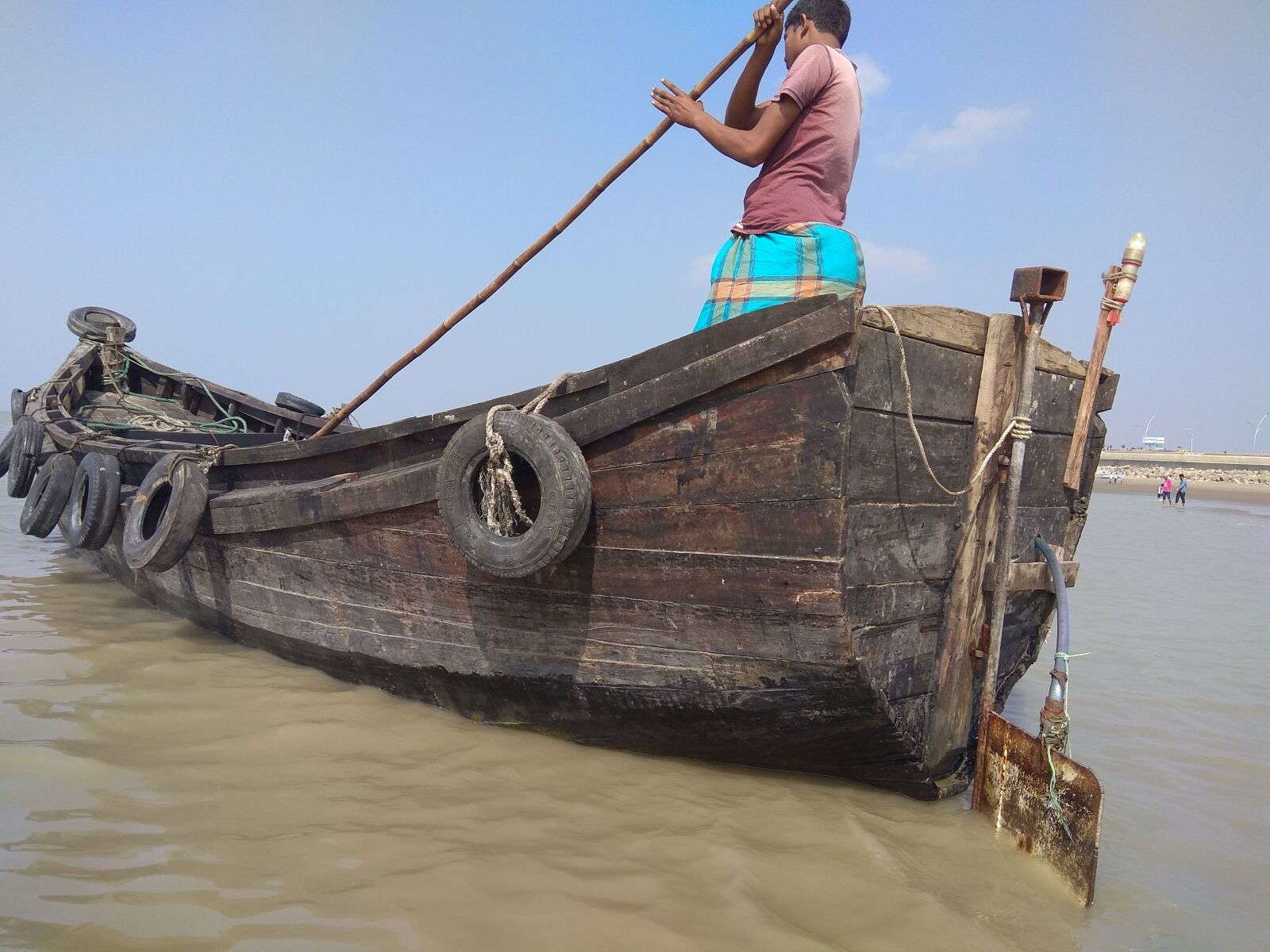 Xiaomi Redmi Note 4 sample photo. Boat, boatman, bangladesh photography