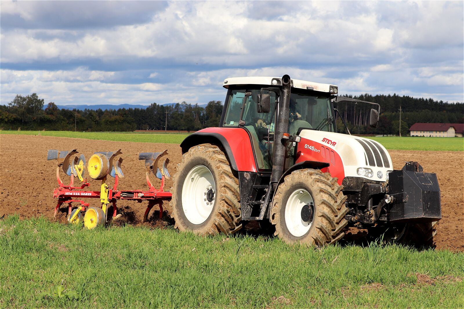 Canon EF 70-300 F4-5.6 IS II USM sample photo. Tractor, plough, agriculture photography