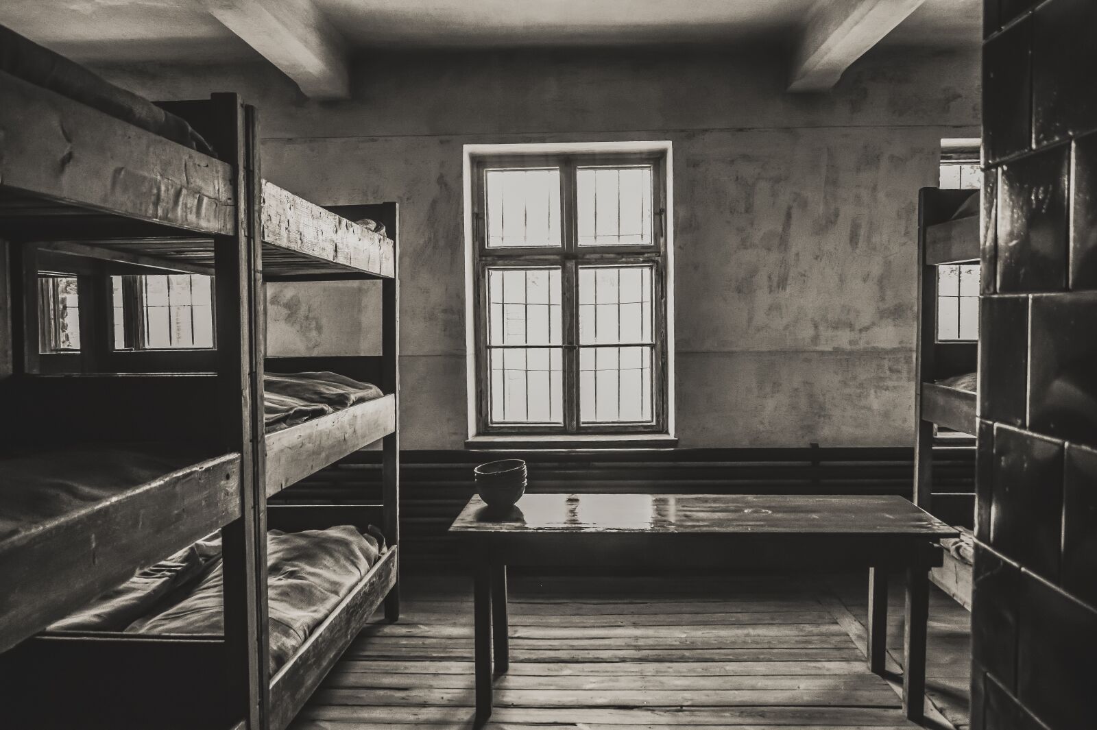 Nikon D3300 sample photo. Auschwitz, concentration camp, bunkhouse photography
