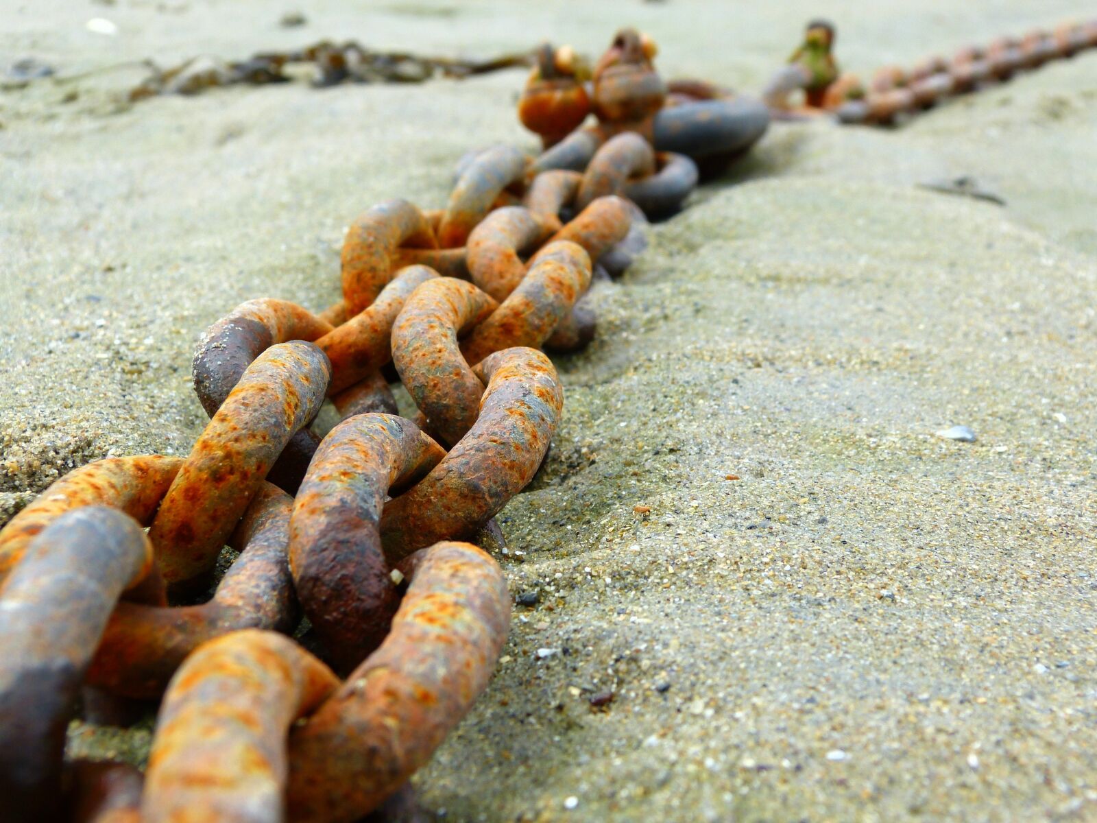 Panasonic Lumix DMC-FZ150 sample photo. Anchor chain, metal, rust photography