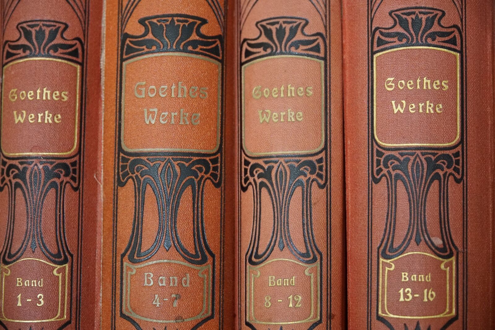 Sony a7R II + Sony E PZ 18-105mm F4 G OSS sample photo. Old, books, goethe photography