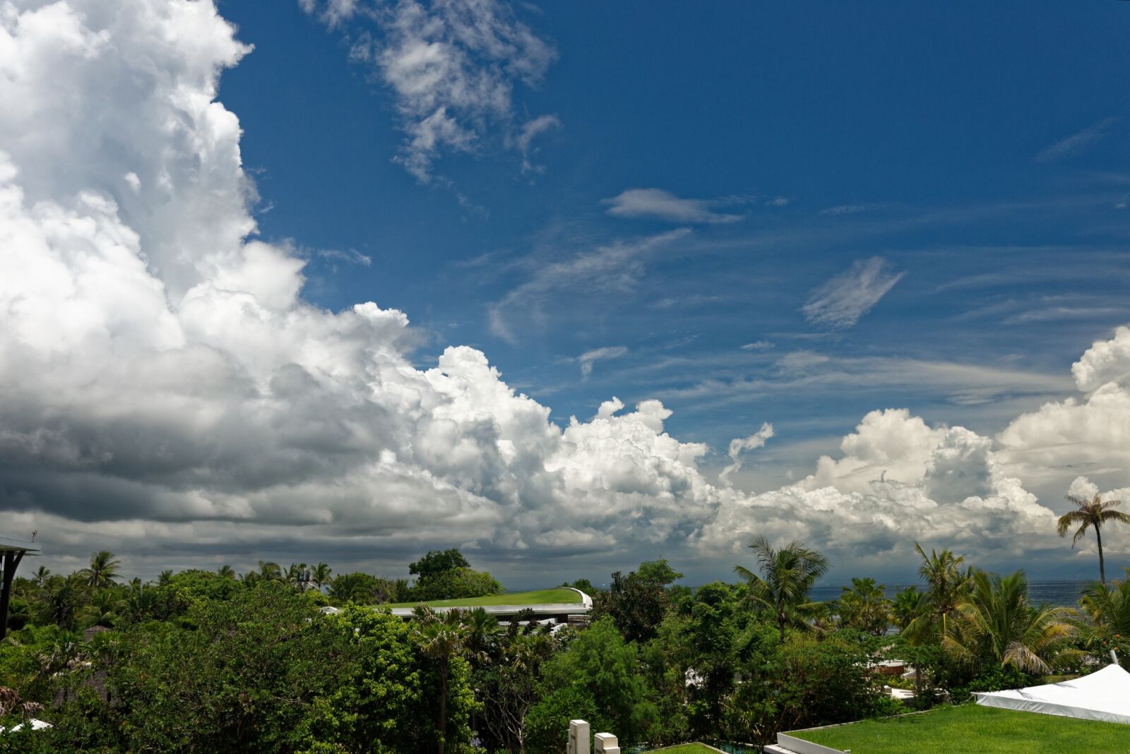 Nikon D810 sample photo. Blue sky, white cloud photography