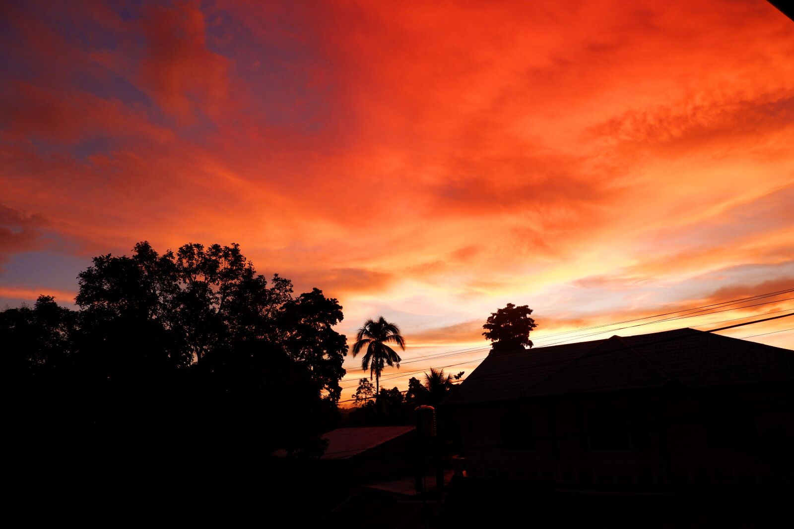 Fujifilm X-A5 sample photo. Sunset, sky, orange sky photography