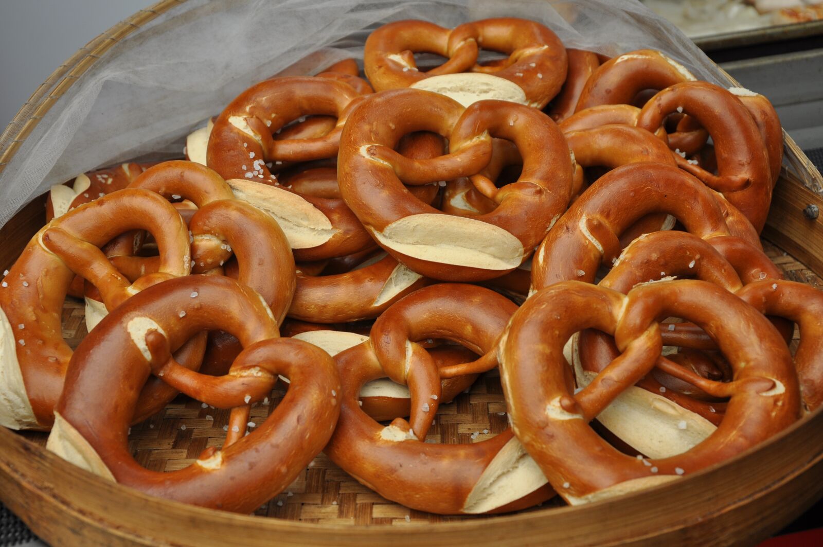 Nikon D90 sample photo. Pretzel, bavarian pretzel, delicious photography