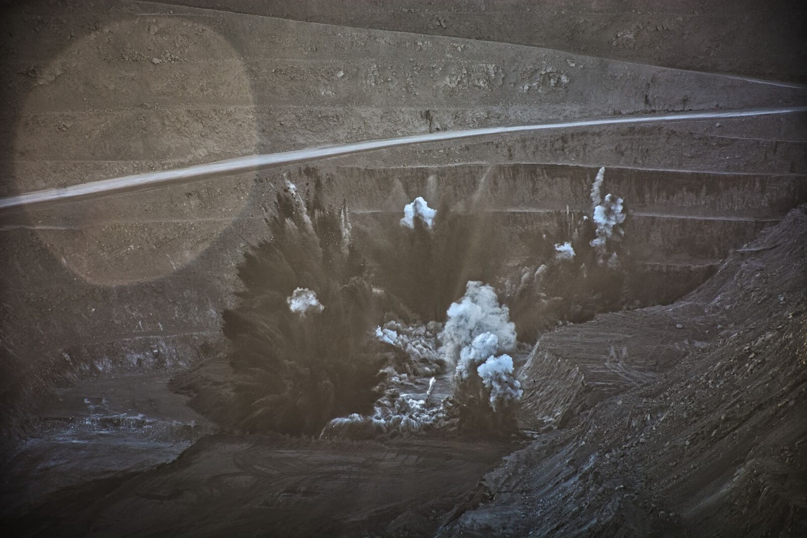 Nikon D7100 sample photo. Mining, blast, dynamite photography
