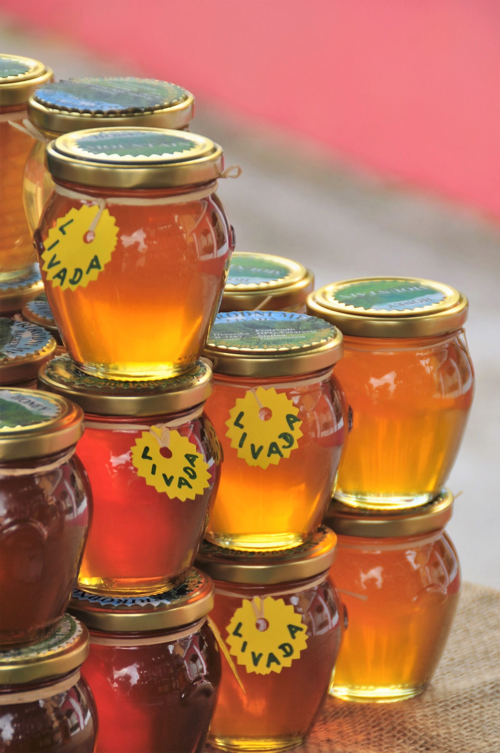 Nikon D90 sample photo. Honey, glasses, food photography