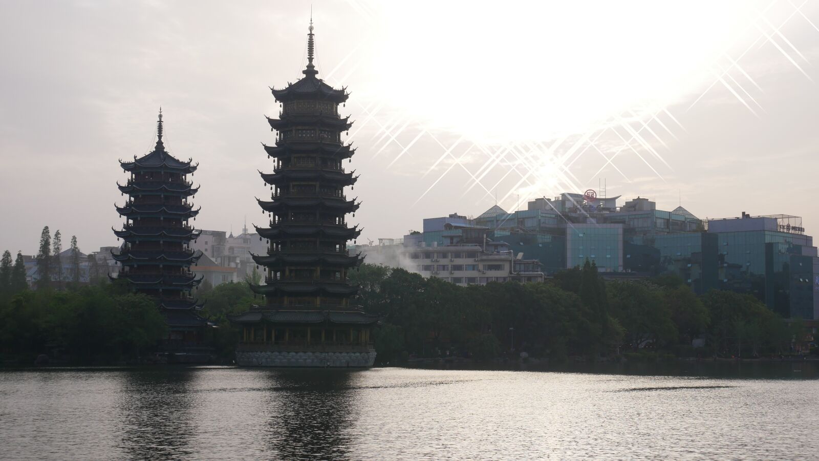 Panasonic Lumix DMC-GX85 (Lumix DMC-GX80 / Lumix DMC-GX7 Mark II) sample photo. Pagoda, china, guilin photography