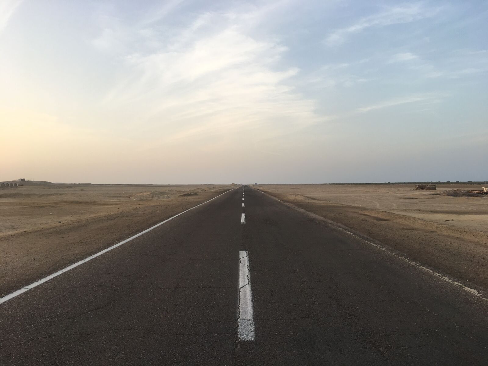 Apple iPhone 6s sample photo. Road, egypt, horizon photography