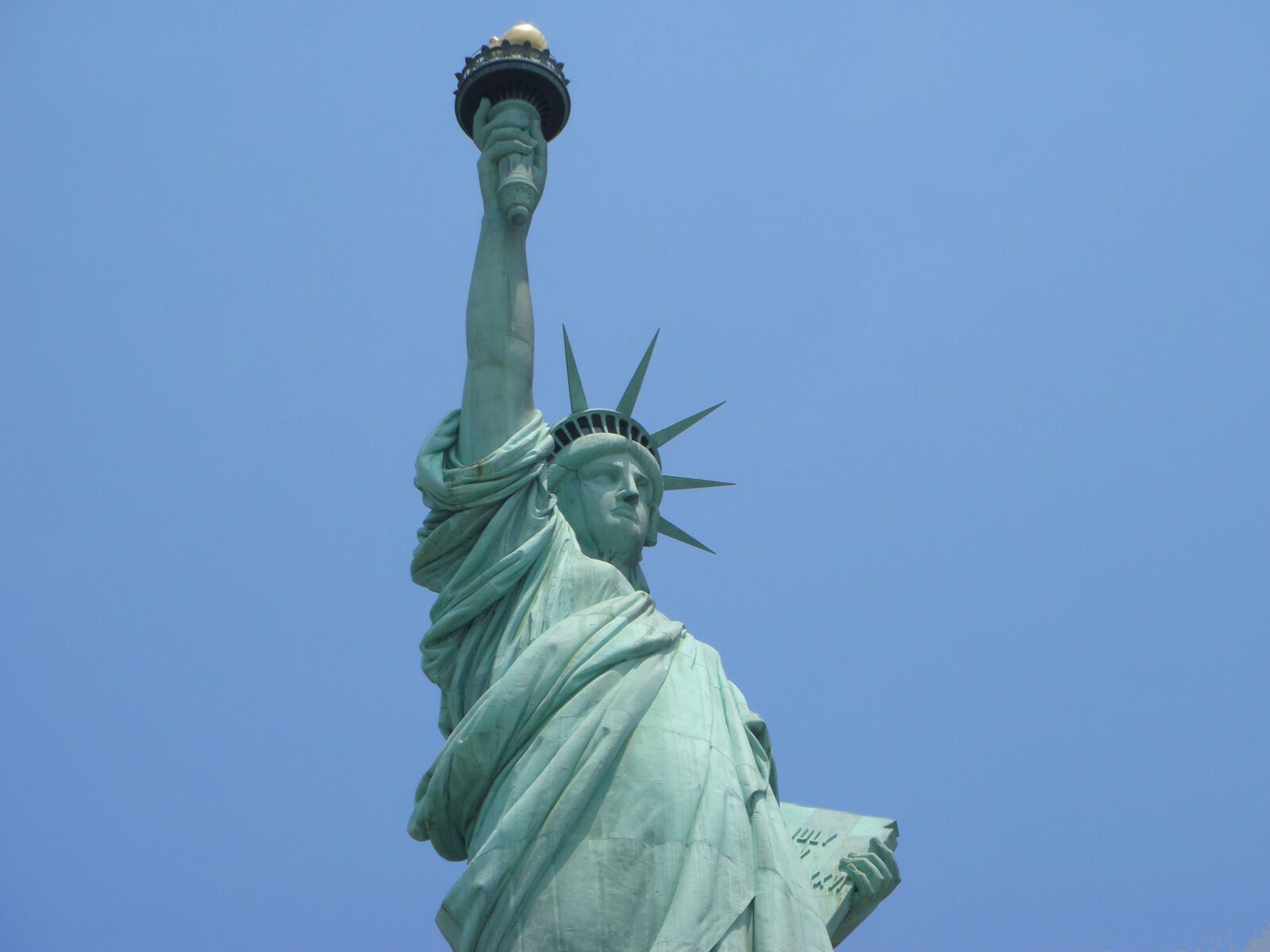 Sony DSC-T100 sample photo. Statue of liberty, new photography