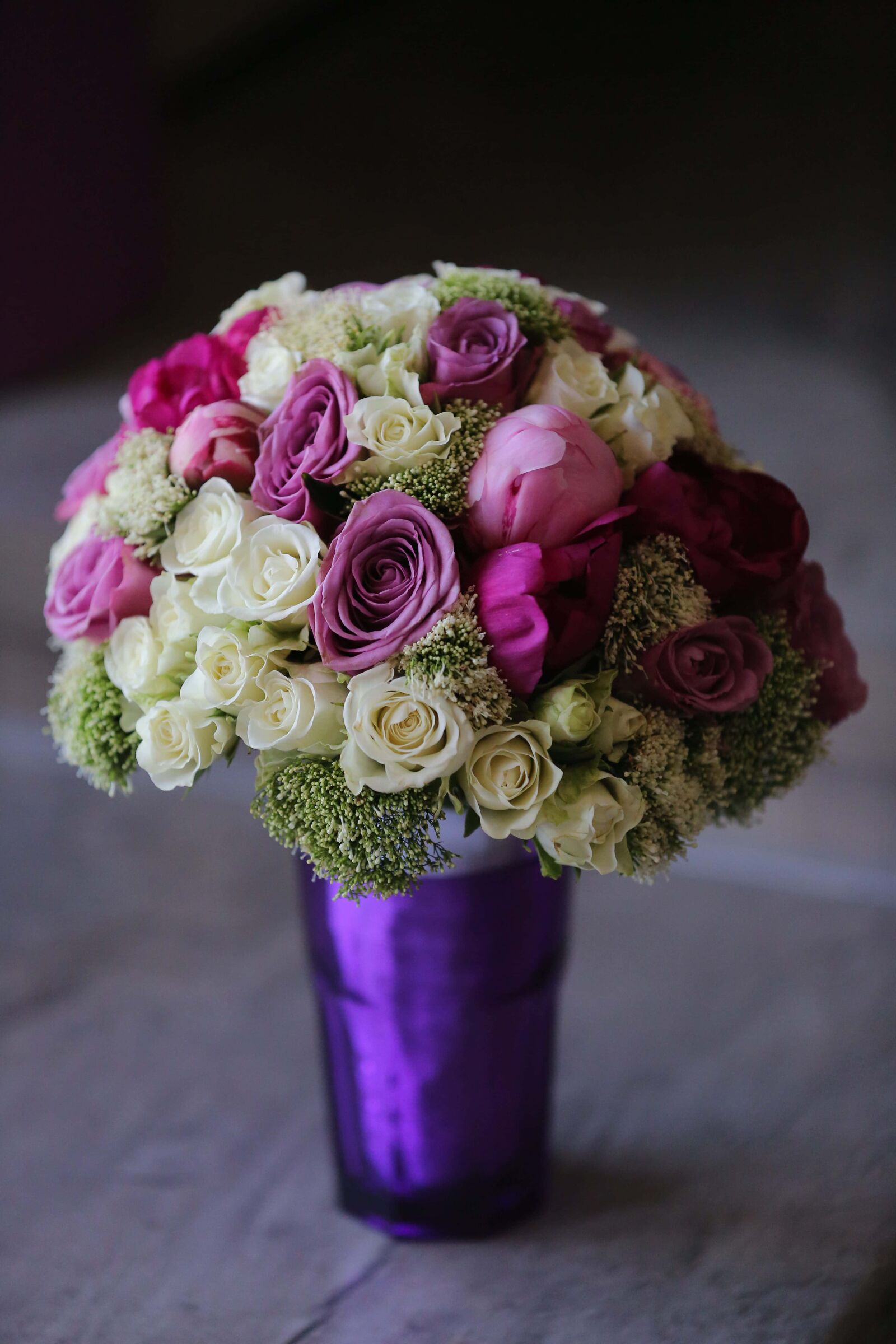 Canon EOS 5D Mark III sample photo. Colorful, pastel, purple, bouquet photography