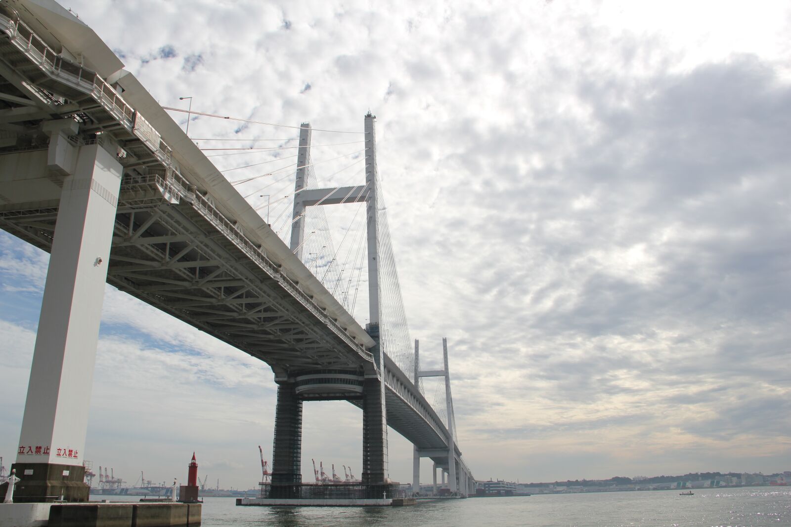 Canon EOS 550D (EOS Rebel T2i / EOS Kiss X4) sample photo. Yokohama bay bridge, bridge photography