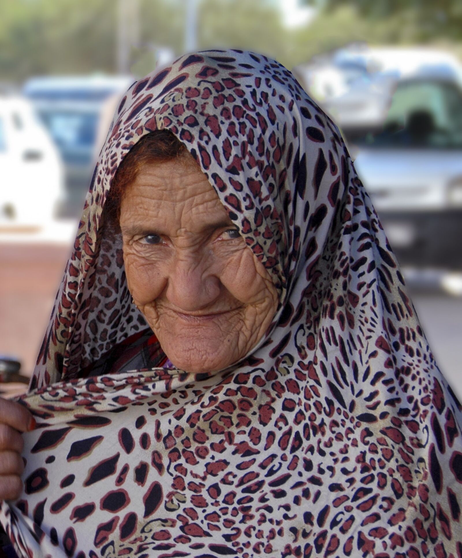 Nikon D70 sample photo. Old woman, veiled, woman photography