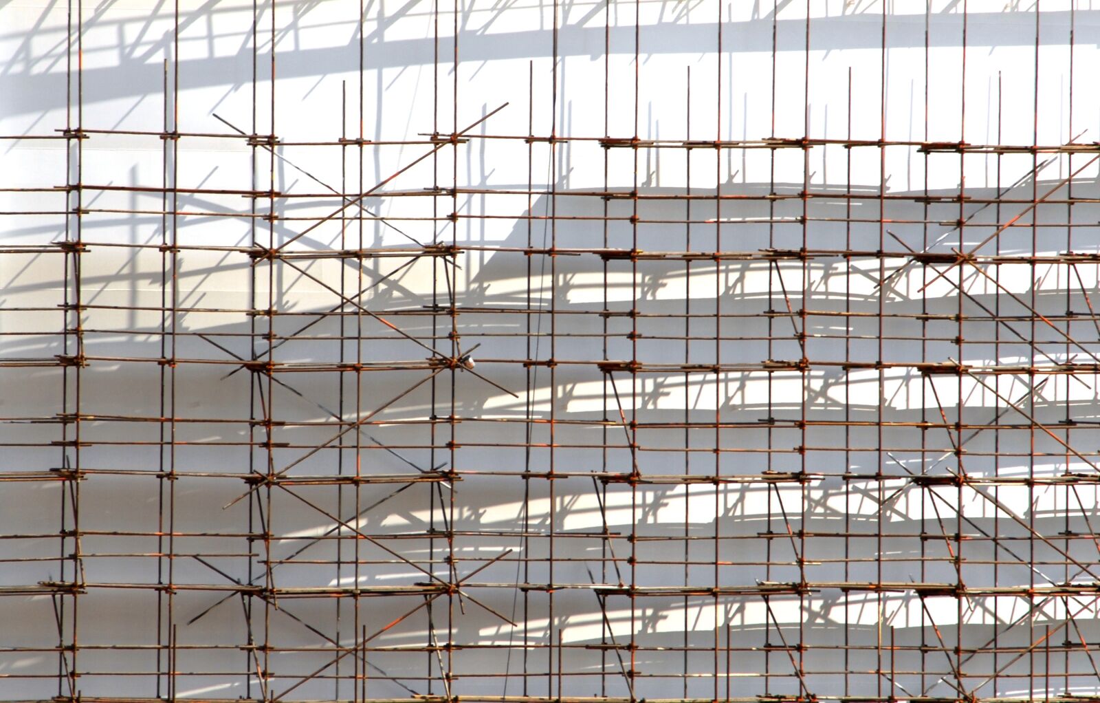 Nikon D200 sample photo. Building, work, scaffolding photography