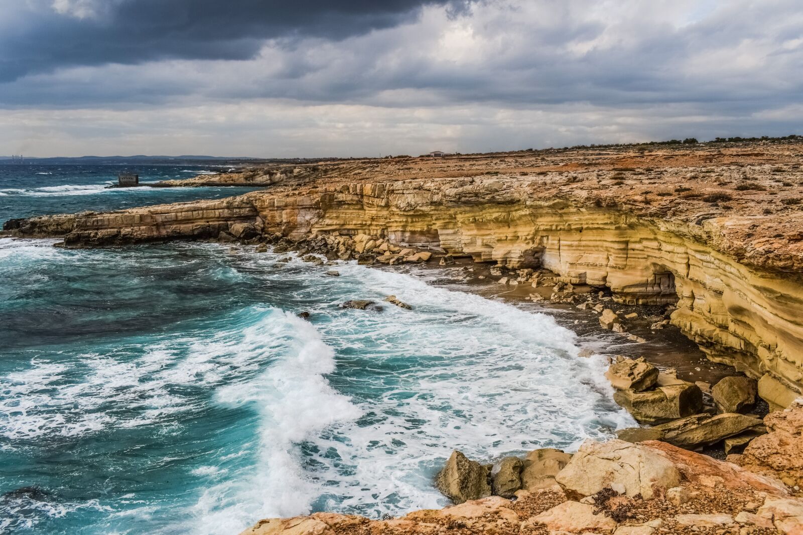 Nikon D3300 sample photo. Cliff, coast, sea photography