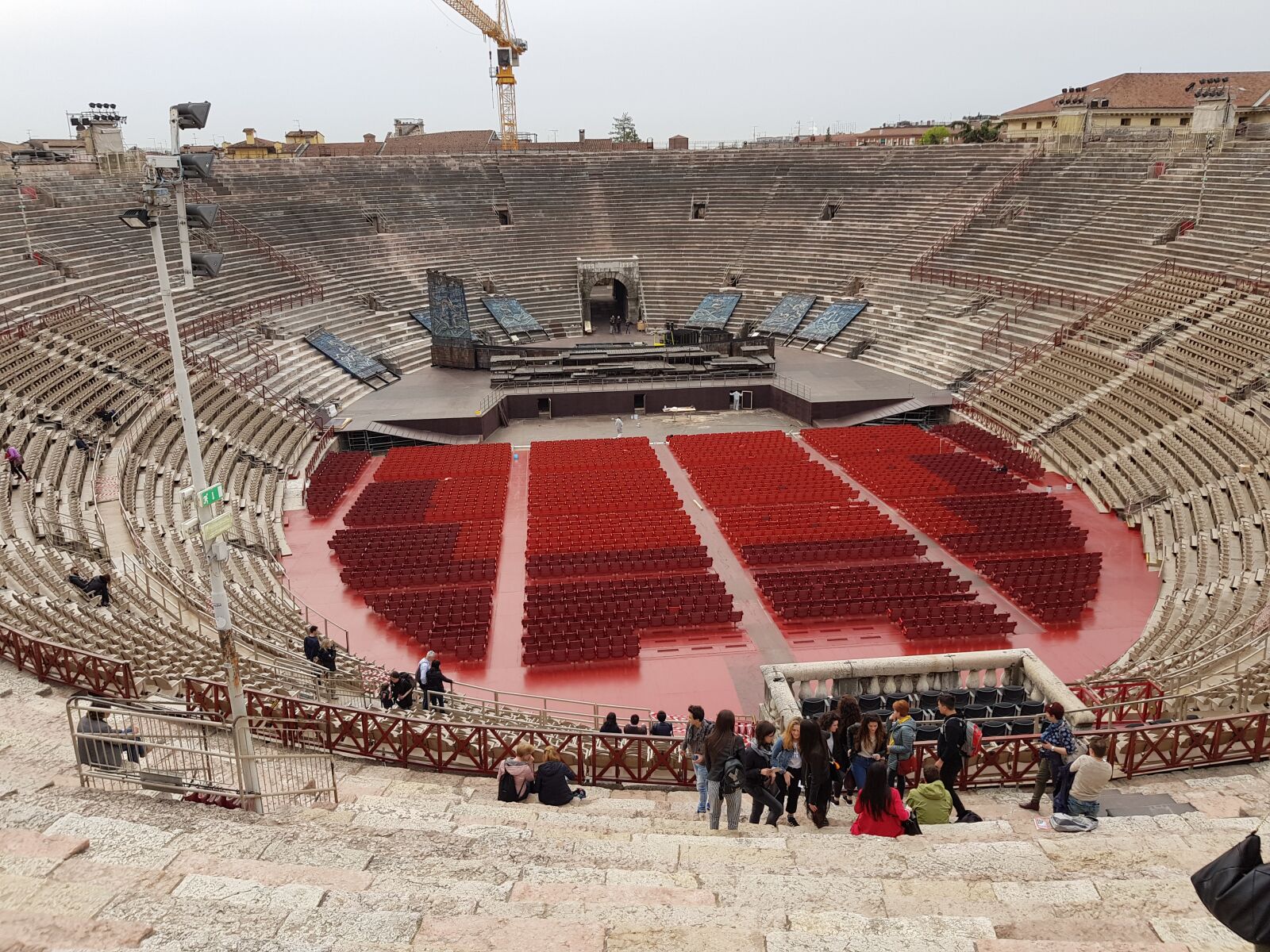 Samsung Galaxy S8+ sample photo. Theatre, verona, arena photography