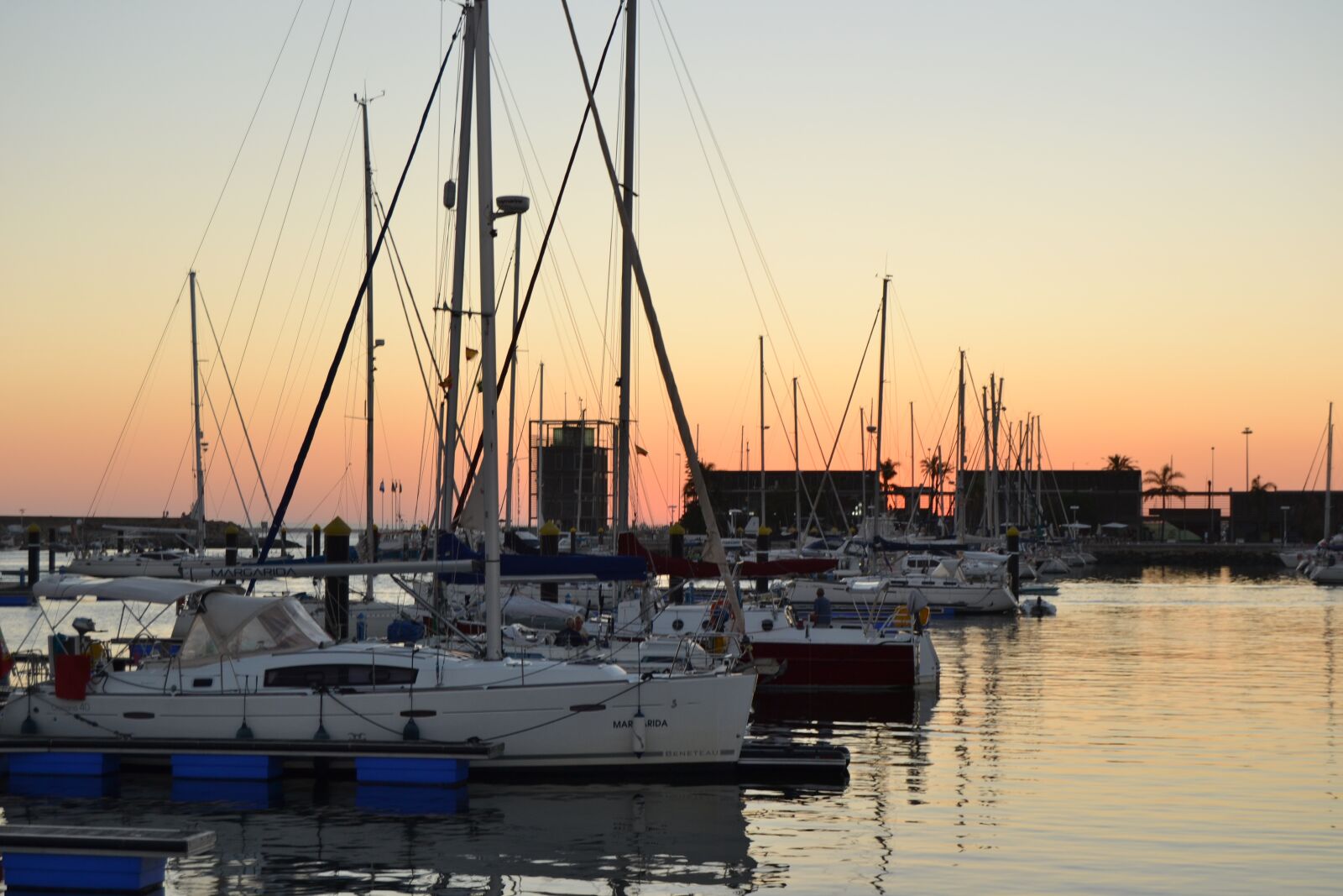 Nikon D3100 sample photo. Mazagon, port, summer photography