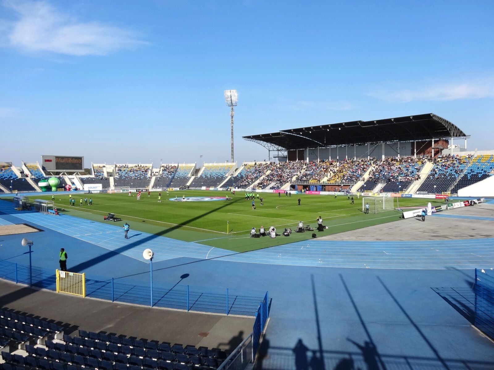 Sony Cyber-shot DSC-HX20V sample photo. Zawisza stadion, bydgoszcz, arena photography