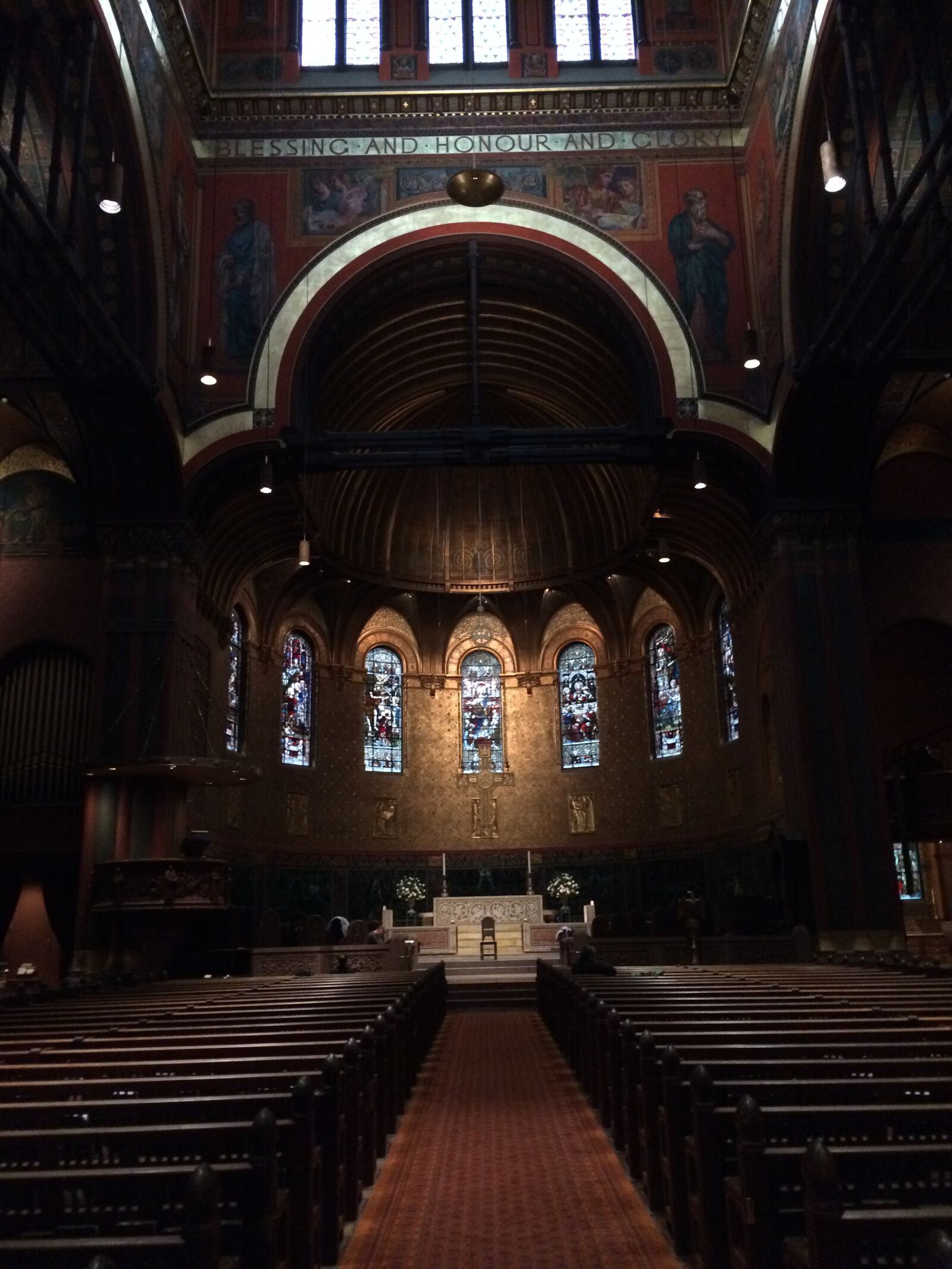 iPhone 5s back camera 4.15mm f/2.2 sample photo. Boston cathedral, cathedral, church photography