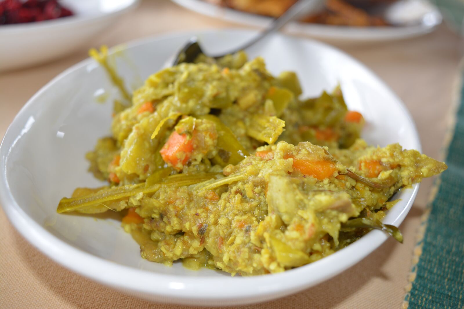 Nikon D5200 sample photo. Avial, indian food, vegetable photography