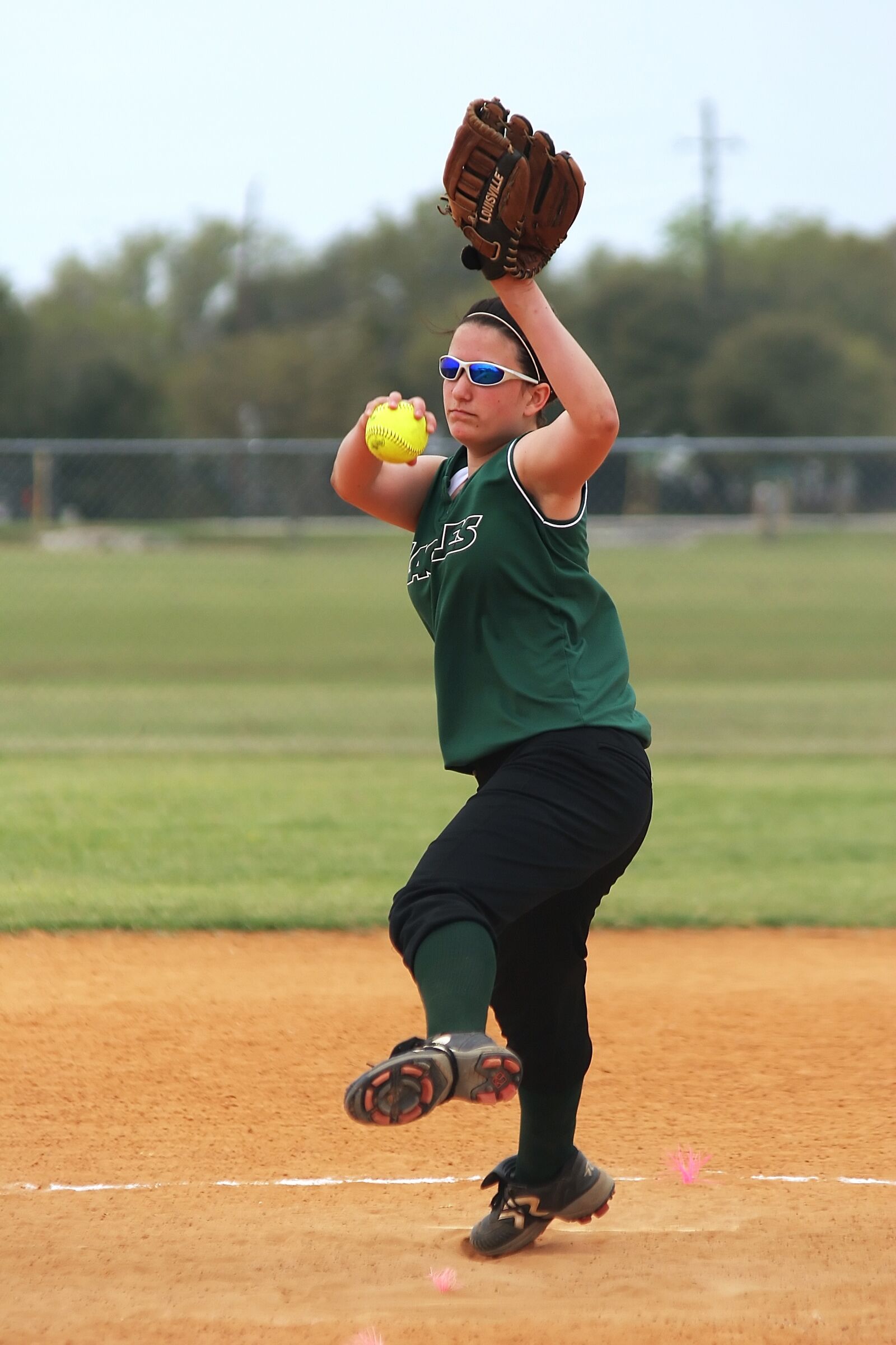 Canon EOS 20D sample photo. Softball, girls softball, pitcher photography
